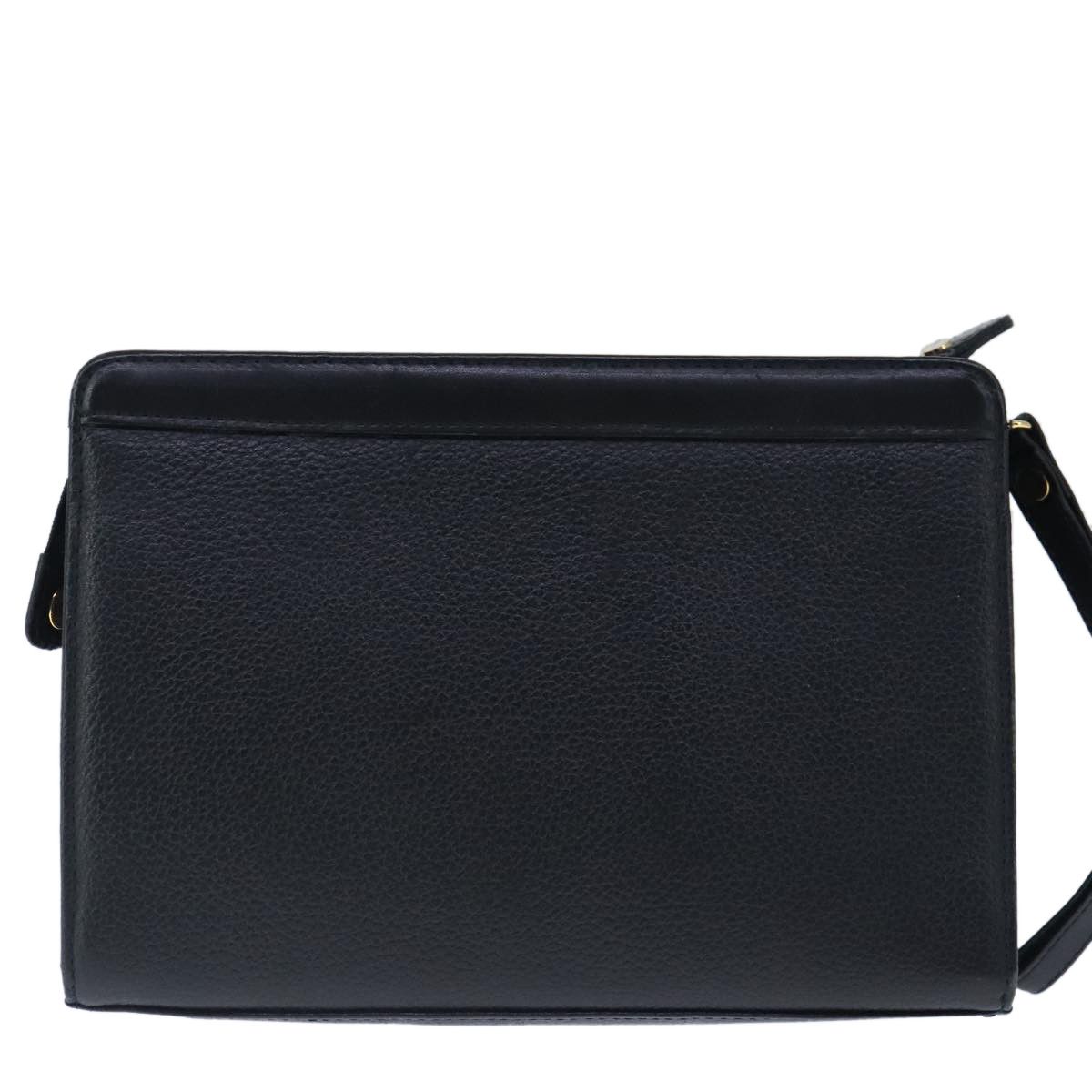 Burberry Black Leather Clutch Bag (Pre-Owned) Size ONE SIZE - 2 Thumbnail