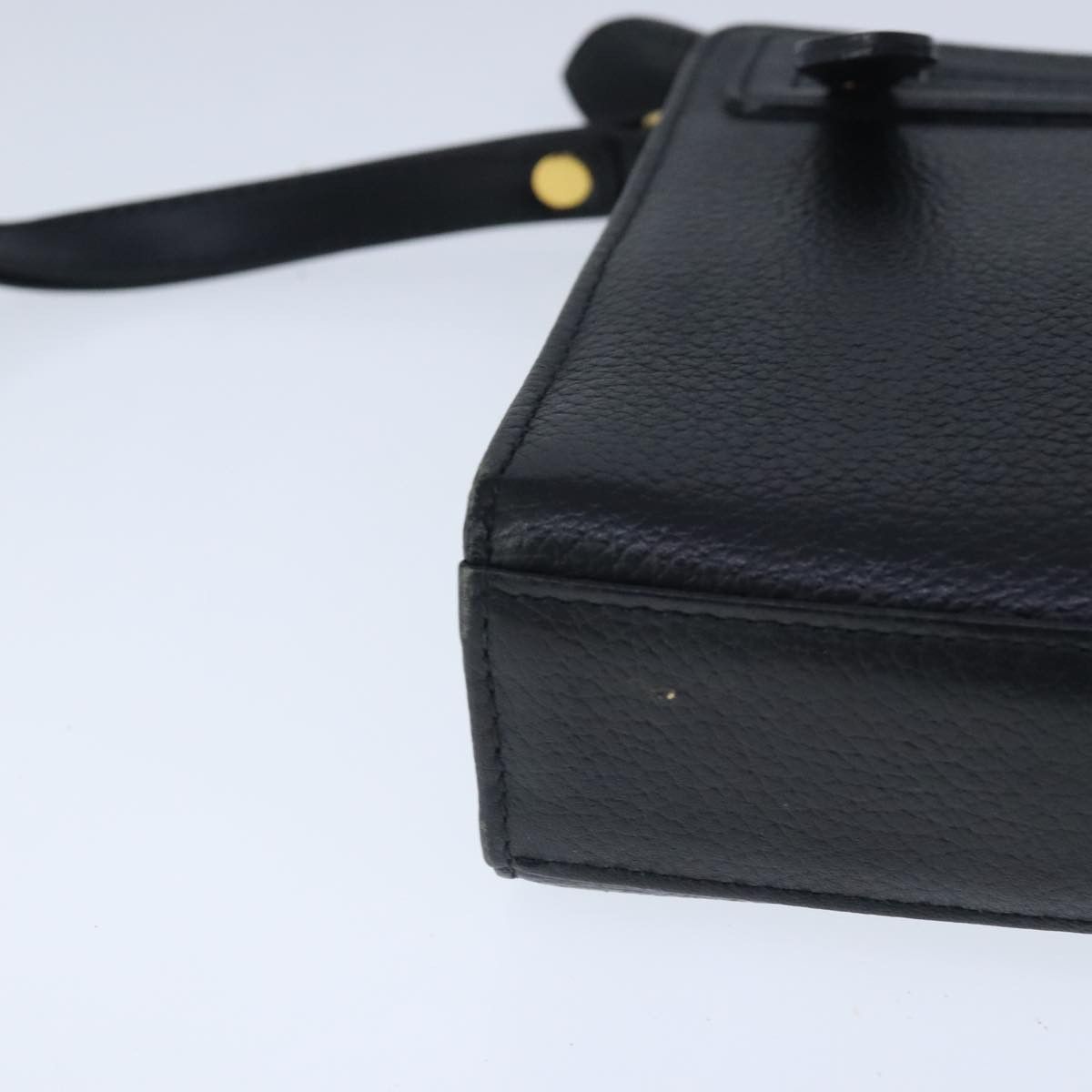 Burberry Black Leather Clutch Bag (Pre-Owned) Size ONE SIZE - 7 Thumbnail