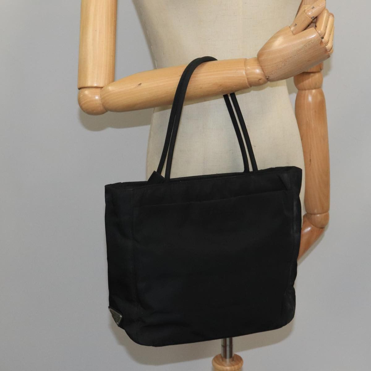 Prada Re-Nylon Black Synthetic Tote Bag (Pre-Owned) Size ONE SIZE - 17 Thumbnail