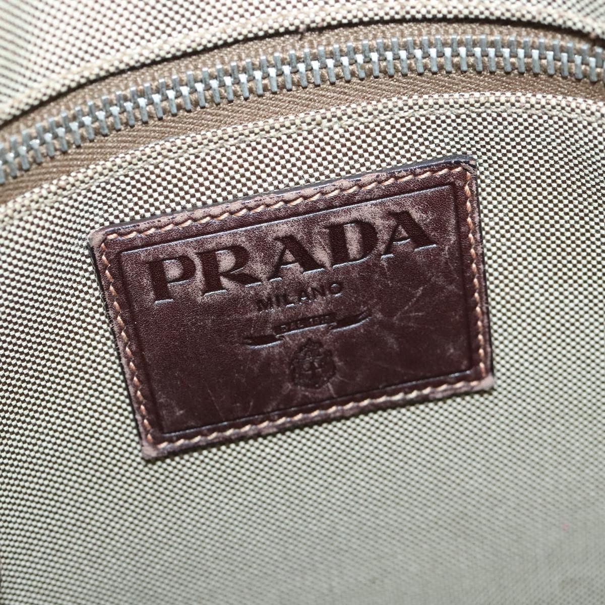 Prada Beige Canvas Tote Bag (Pre-Owned) Size ONE SIZE - 15 Thumbnail
