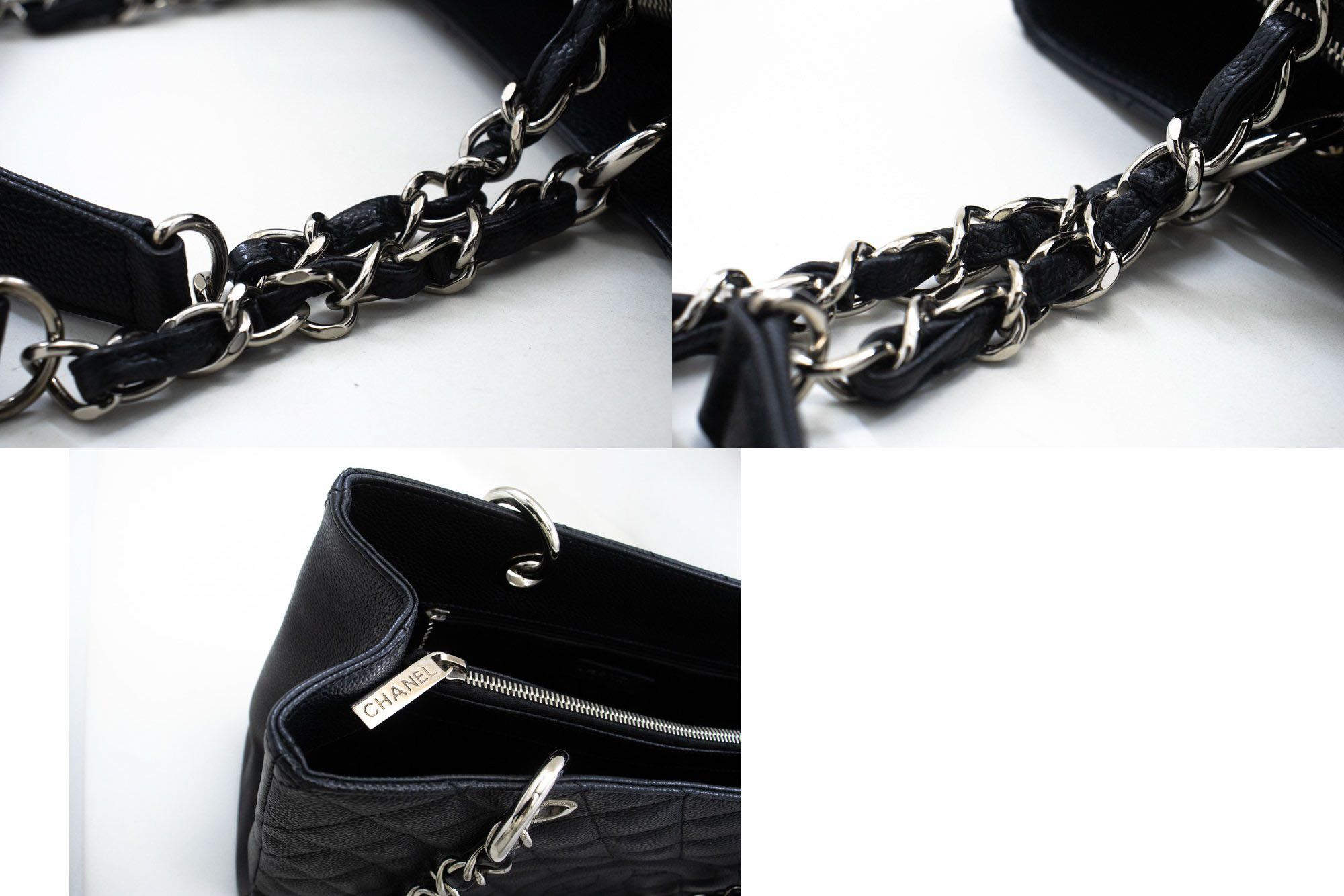 Chanel Grand Shopping Black Leather Shoulder Bag (Pre-Owned) Size ONE SIZE - 7 Thumbnail