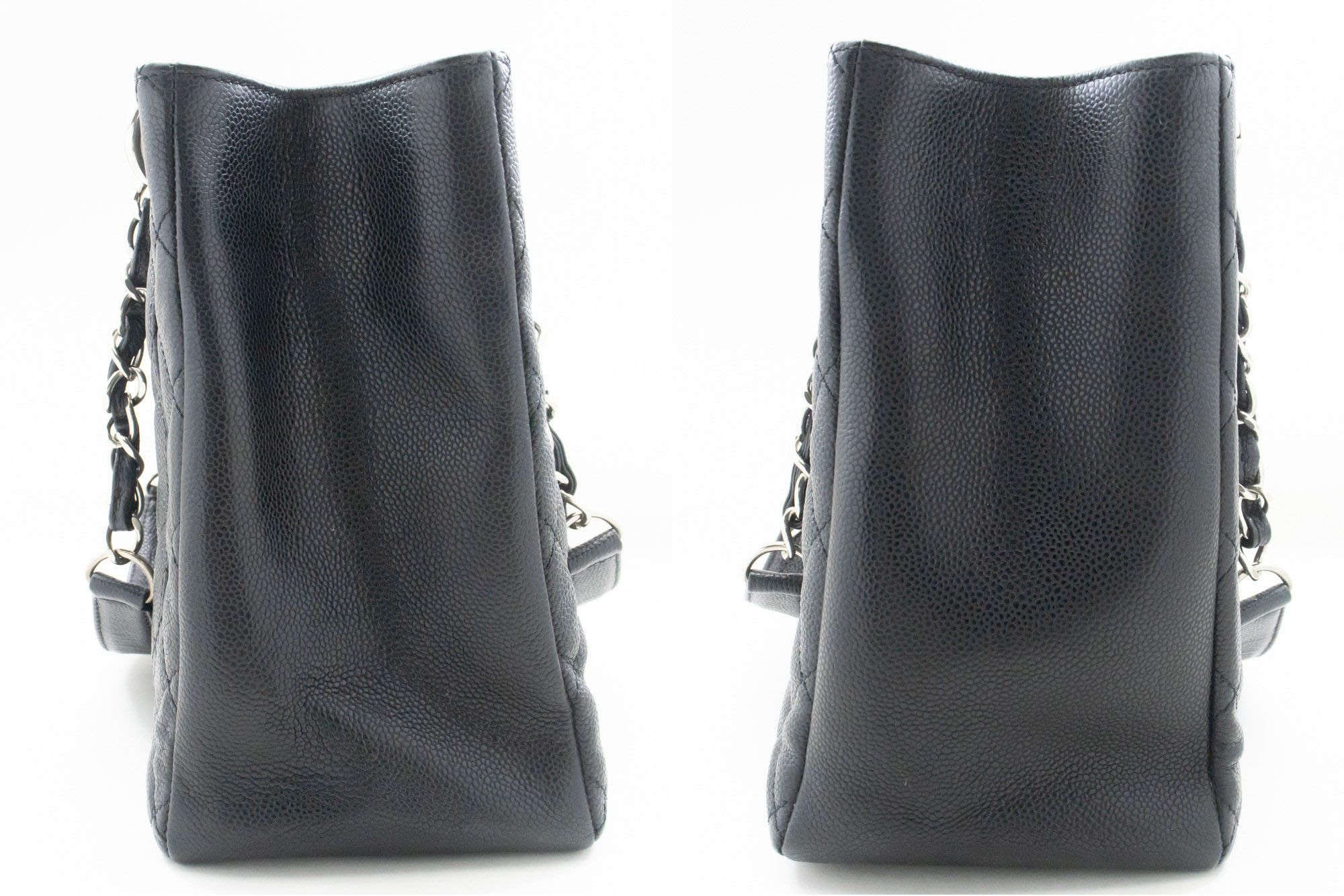 Chanel Grand Shopping Black Leather Shoulder Bag (Pre-Owned) Size ONE SIZE - 4 Thumbnail