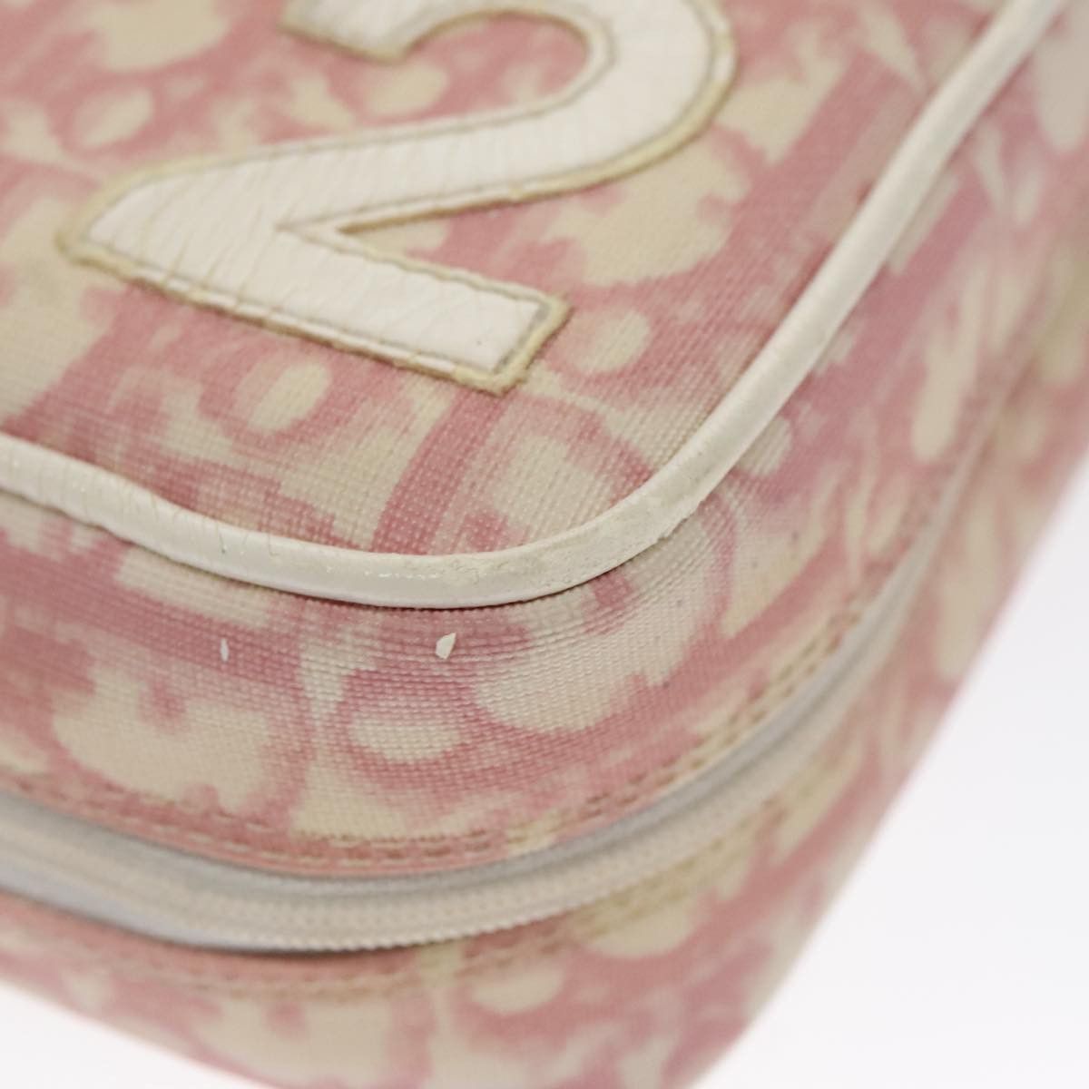 Dior Trotter Pink Canvas Clutch Bag (Pre-Owned) Size ONE SIZE - 6 Thumbnail