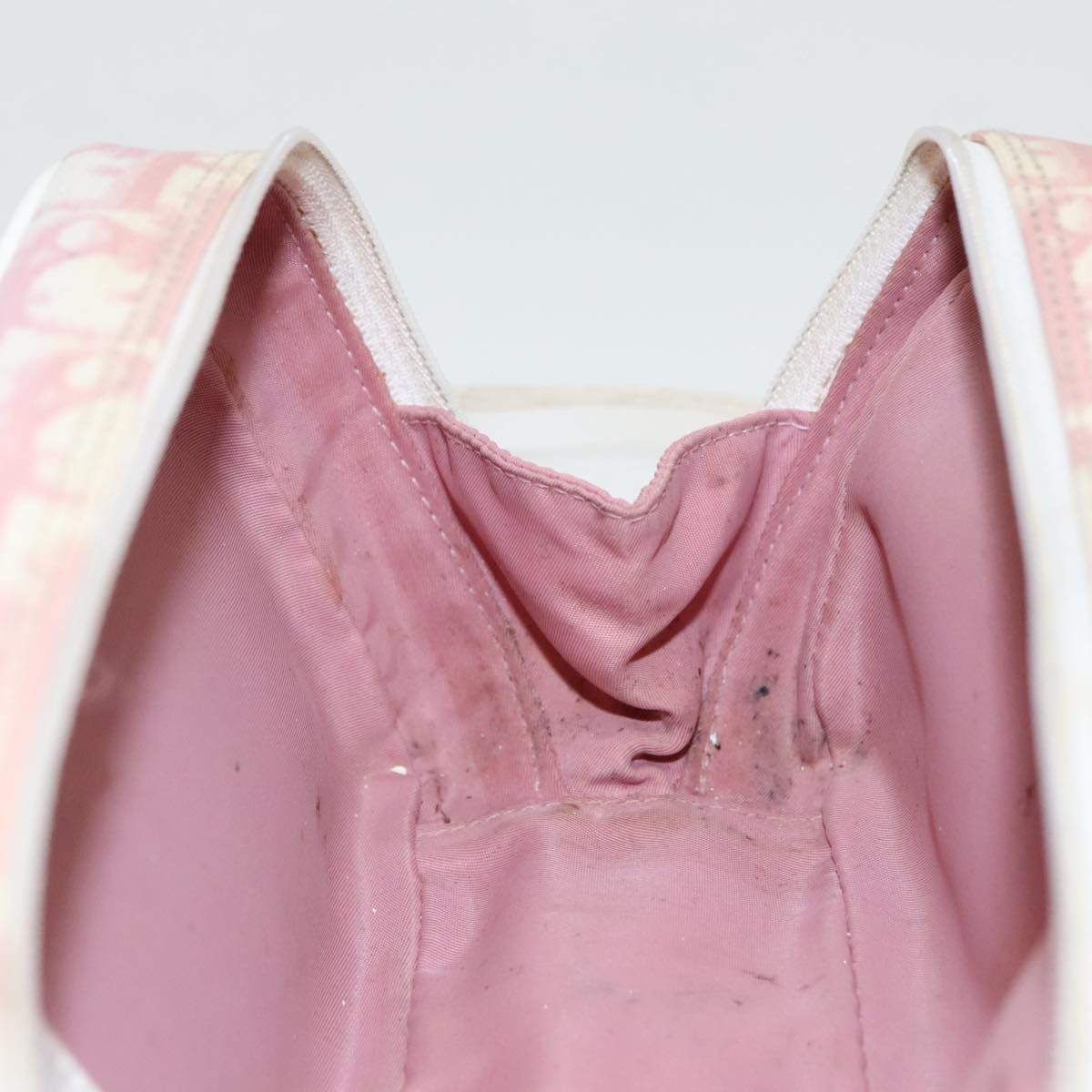 Dior Trotter Pink Canvas Clutch Bag (Pre-Owned) Size ONE SIZE - 19 Thumbnail