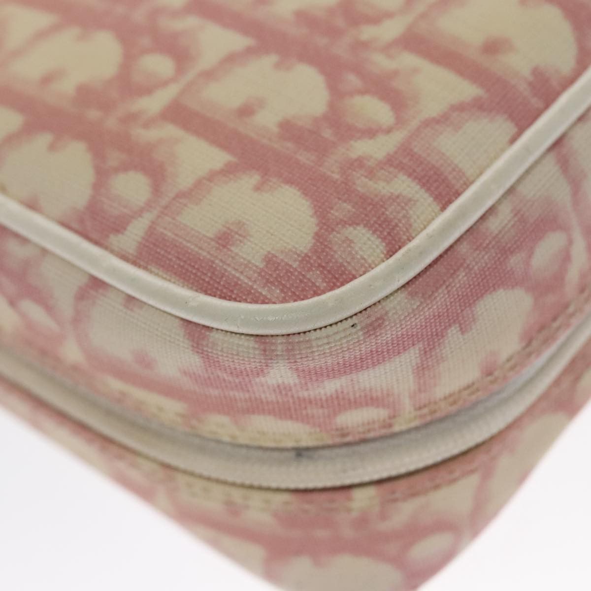 Dior Trotter Pink Canvas Clutch Bag (Pre-Owned) Size ONE SIZE - 7 Thumbnail