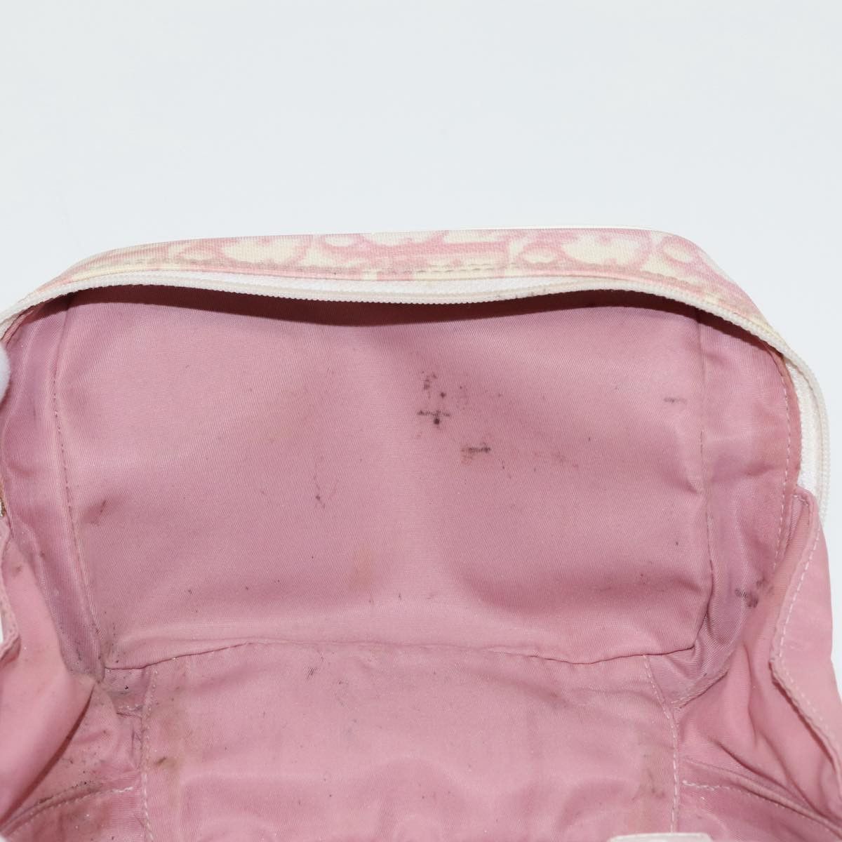 Dior Trotter Pink Canvas Clutch Bag (Pre-Owned) Size ONE SIZE - 16 Thumbnail