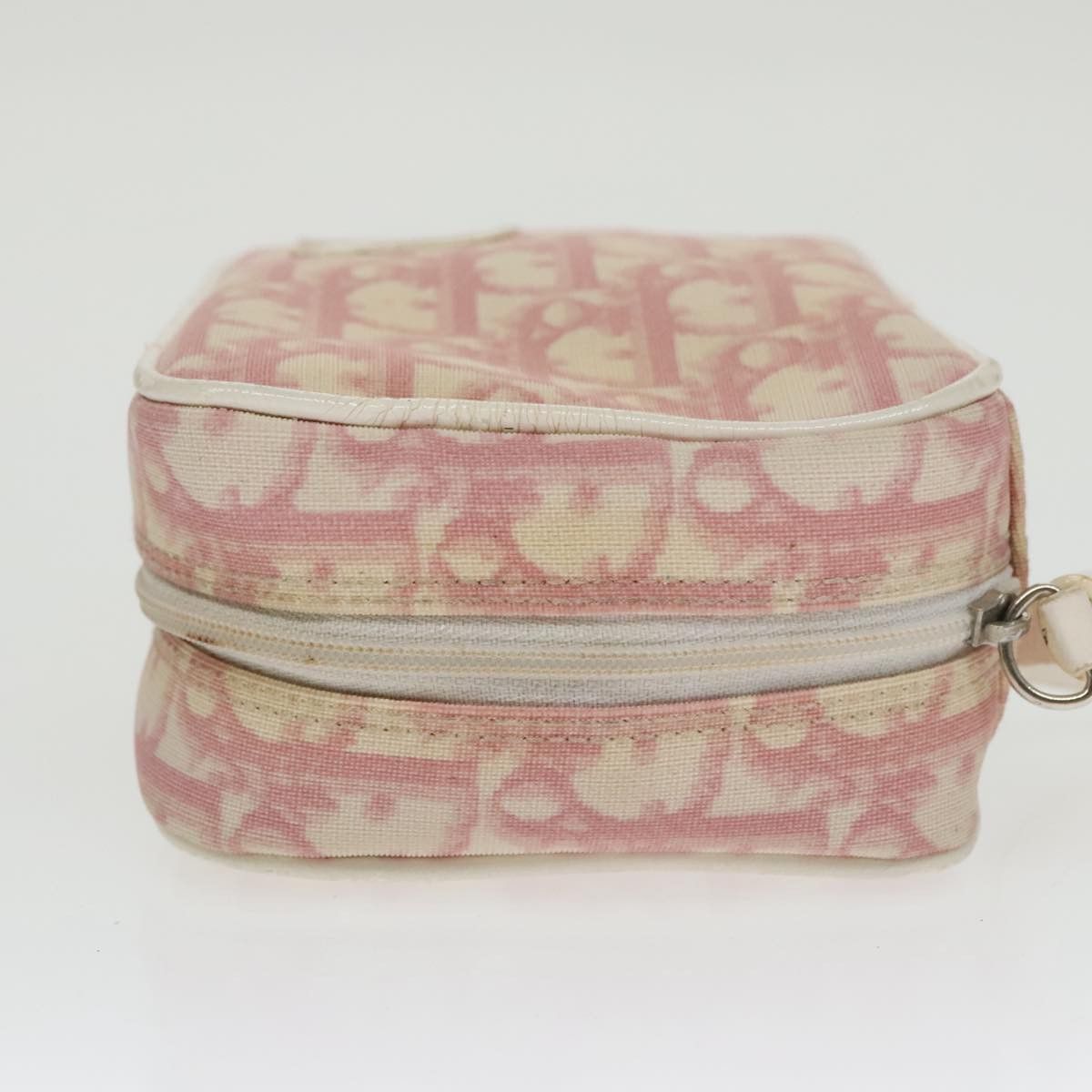 Dior Trotter Pink Canvas Clutch Bag (Pre-Owned) Size ONE SIZE - 13 Thumbnail