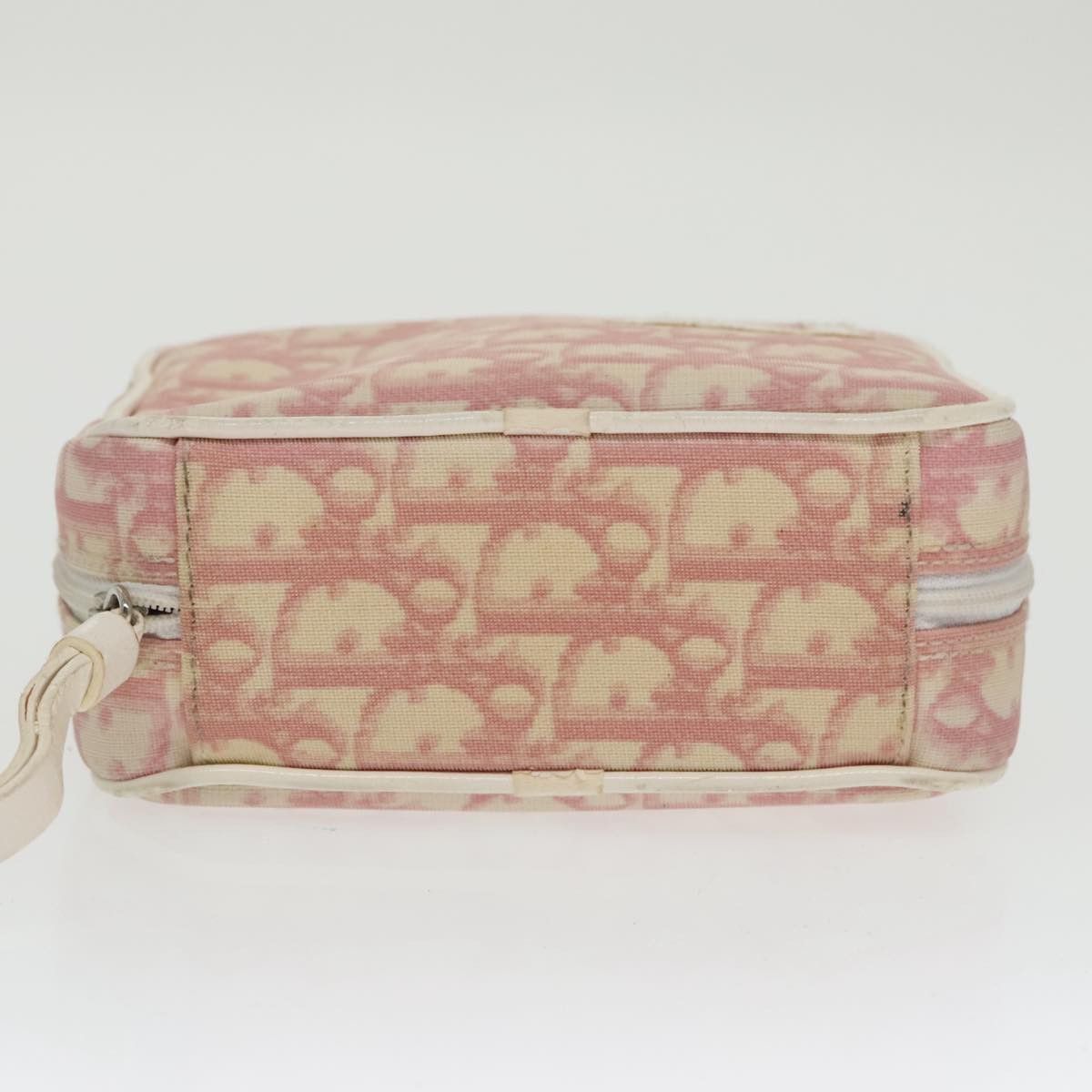 Dior Trotter Pink Canvas Clutch Bag (Pre-Owned) Size ONE SIZE - 3 Thumbnail