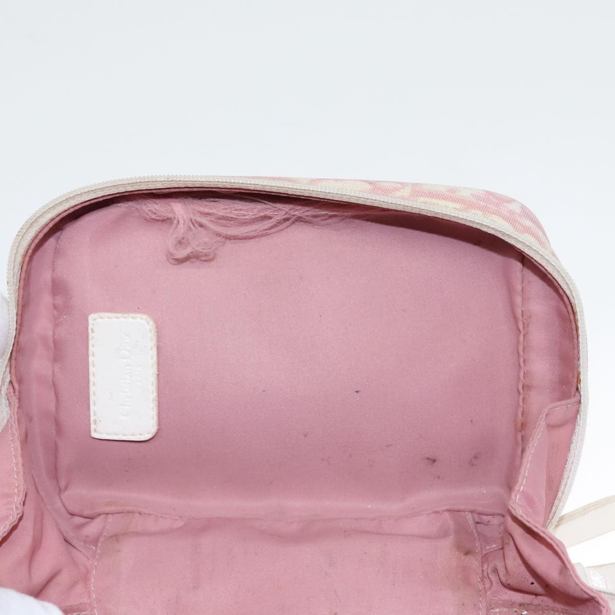 Dior Trotter Pink Canvas Clutch Bag (Pre-Owned) Size ONE SIZE - 17 Thumbnail