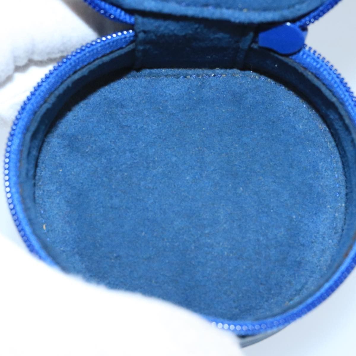 Ecrin Blue Leather Wallet (Pre-Owned)