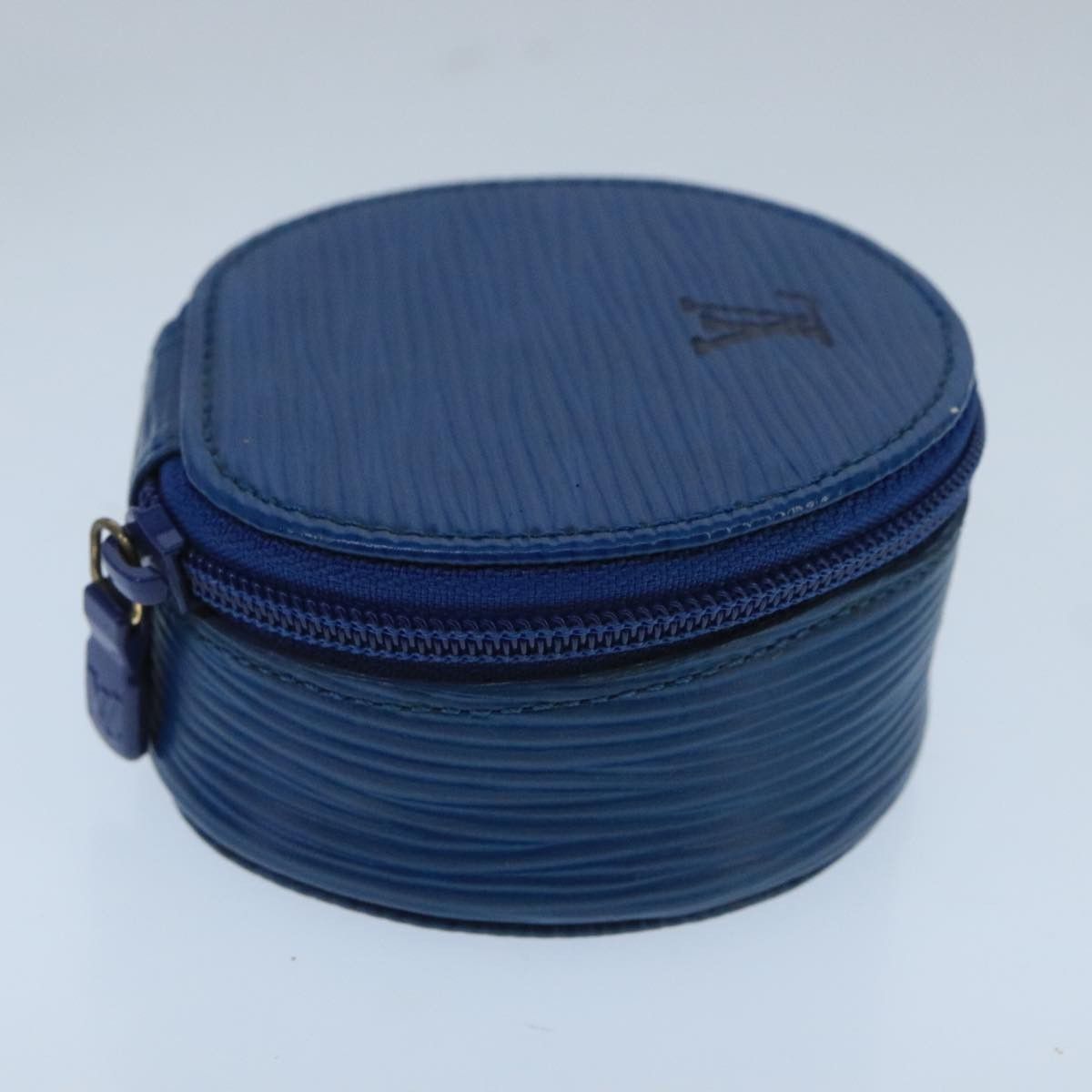 Ecrin Blue Leather Wallet (Pre-Owned)