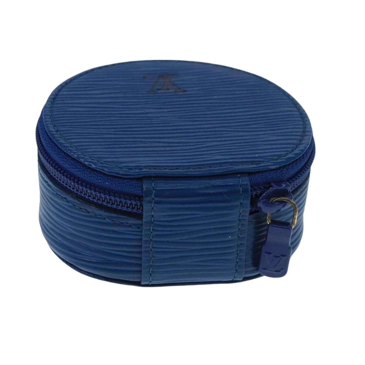 Ecrin Blue Leather Wallet (Pre-Owned)
