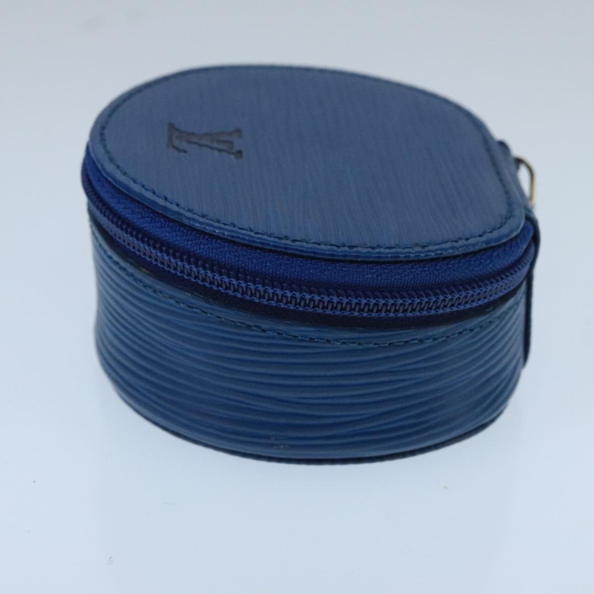 Ecrin Blue Leather Wallet (Pre-Owned)