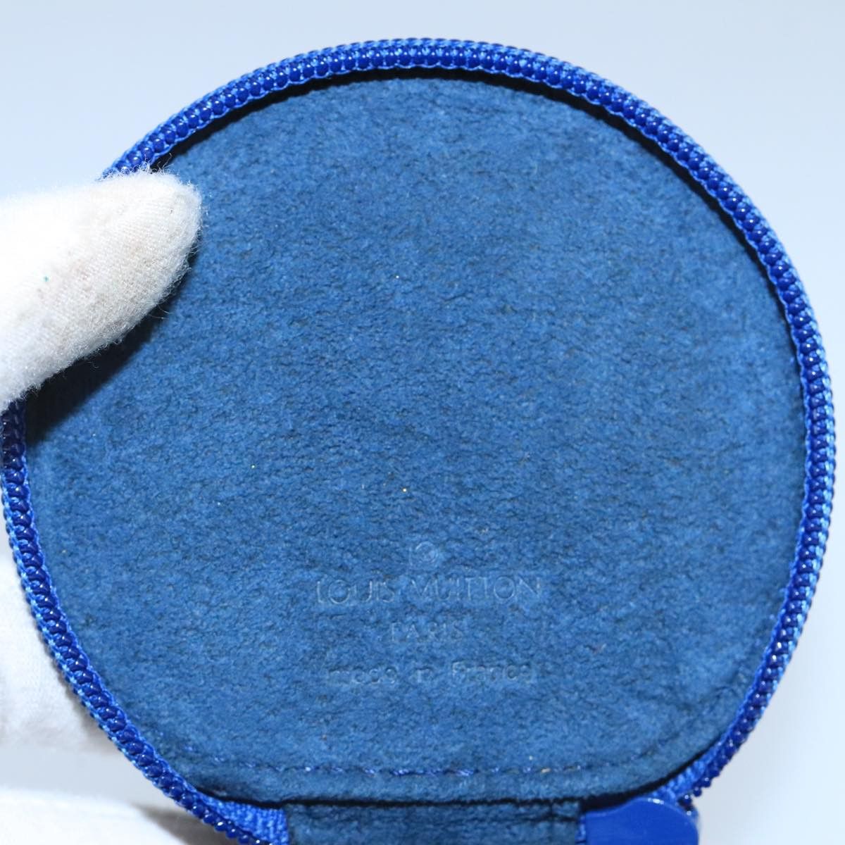 Ecrin Blue Leather Wallet (Pre-Owned)