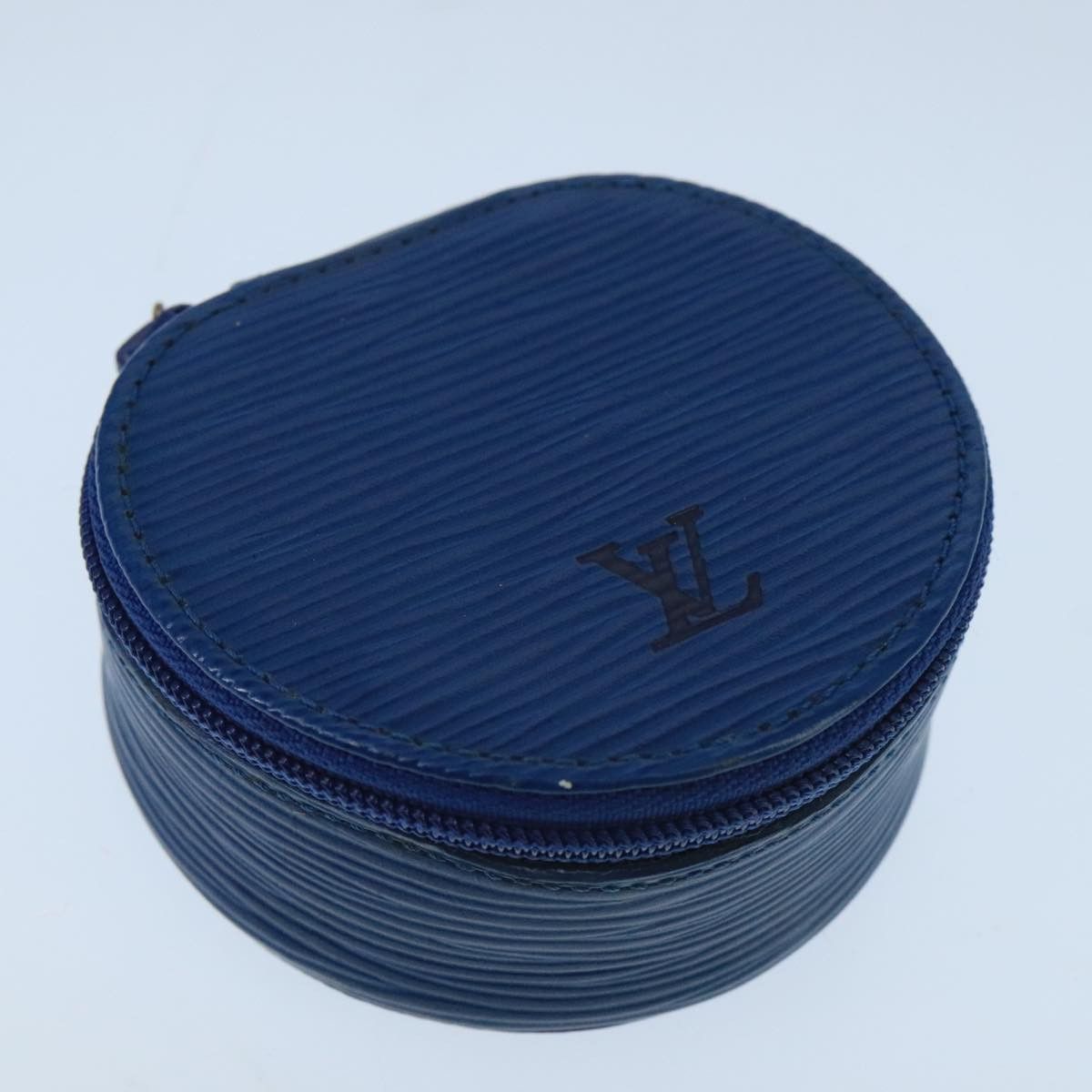 Ecrin Blue Leather Wallet (Pre-Owned)