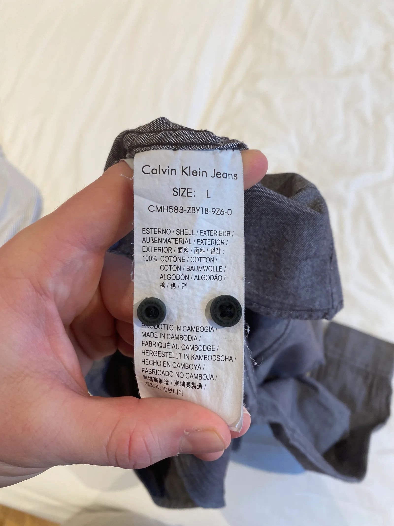 Calvin Klein Calvin Klein Jeans Shirt Size US L / EU 52-54 / 3 - 3 Thumbnail
