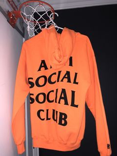 Anti Social Social Club Orange Hoodie | Grailed