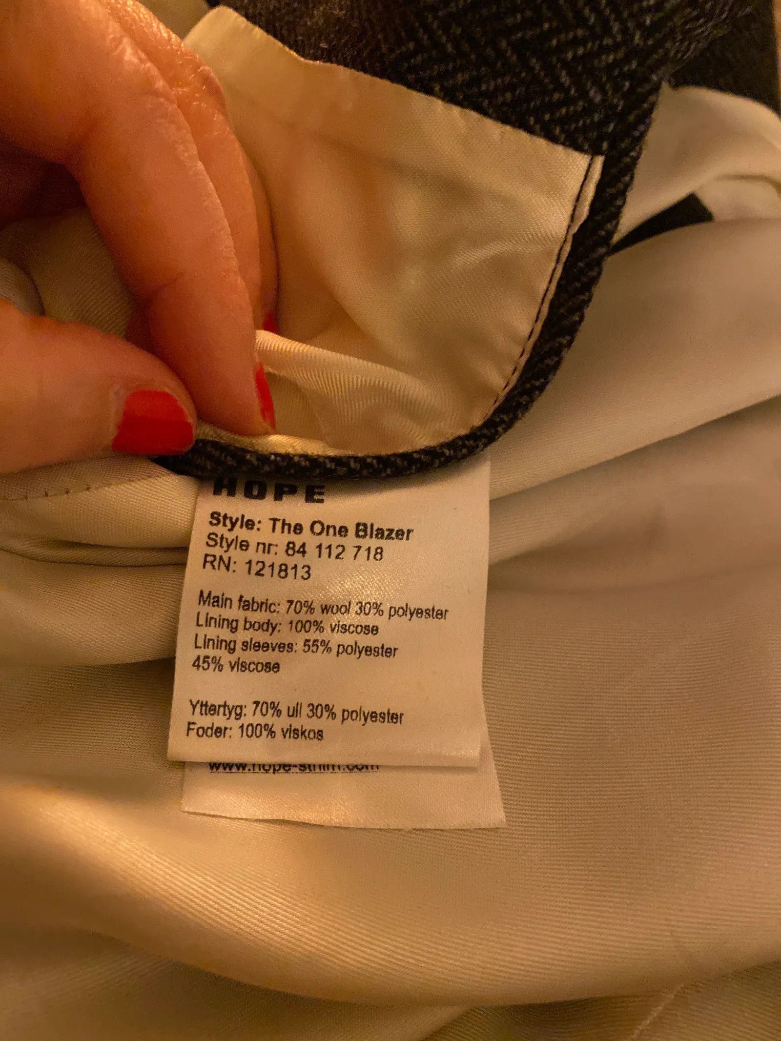 Hope Hope The One Blazer Blazer Size XS / US 0-2 / IT 36-38 - 3 Thumbnail