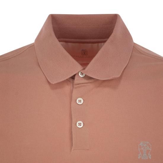 Brunello Cucinelli BRUNELLO CUCINELLI Men Polo Shirts ME8548788 ORANGE Size US XL / EU 56 / 4 - 4 Thumbnail