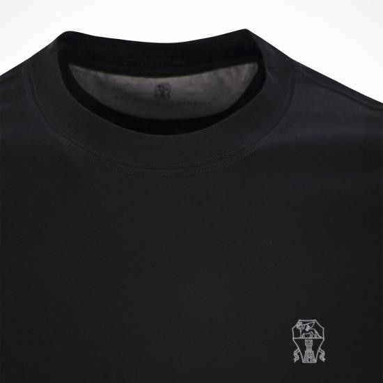 Brunello Cucinelli BRUNELLO CUCINELLI Men Polo Shirts M0B138440 BLACK Size US XL / EU 56 / 4 - 4 Thumbnail
