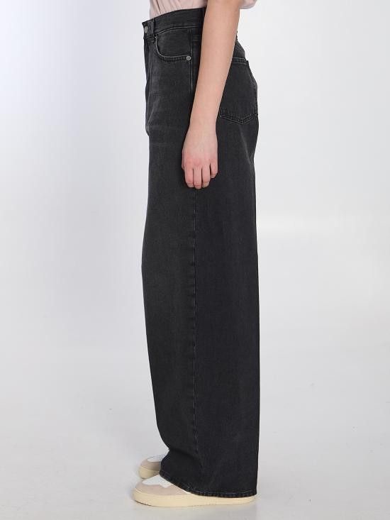 Haikure HAIKURE Women Denim Pants HEW03296 BLACK Size 28" / US 6 / IT 42 - 3 Thumbnail