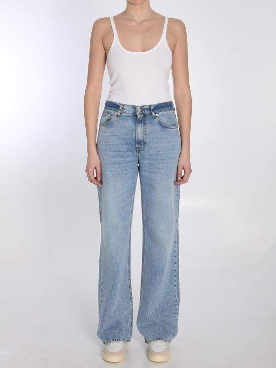 Haikure HAIKURE Women Denim Pants HEW03185 LIGHT BLUE Size 28" / US 6 / IT 42 - 5 Thumbnail