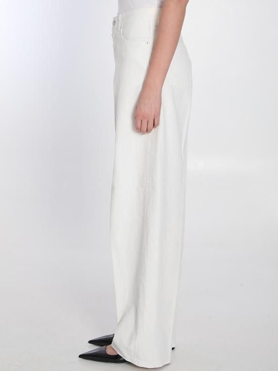 Haikure HAIKURE Women Denim Pants HEW03296 WHITE Size 28" / US 6 / IT 42 - 3 Thumbnail