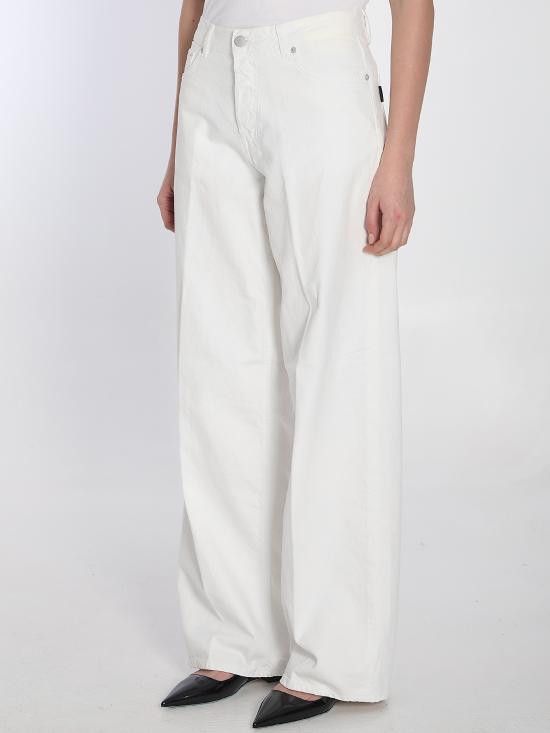 Haikure HAIKURE Women Denim Pants HEW03296 WHITE Size 28" / US 6 / IT 42 - 2 Thumbnail