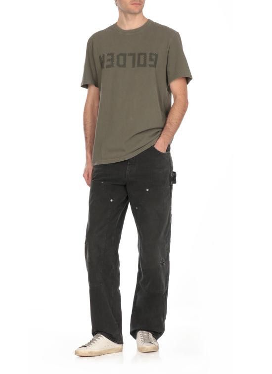 Golden ｜ (GMP01220 P000671 35479) GOLDEN GOOSE Men T-Shirts GMP01220 P000671 35479 GOLDEN Green