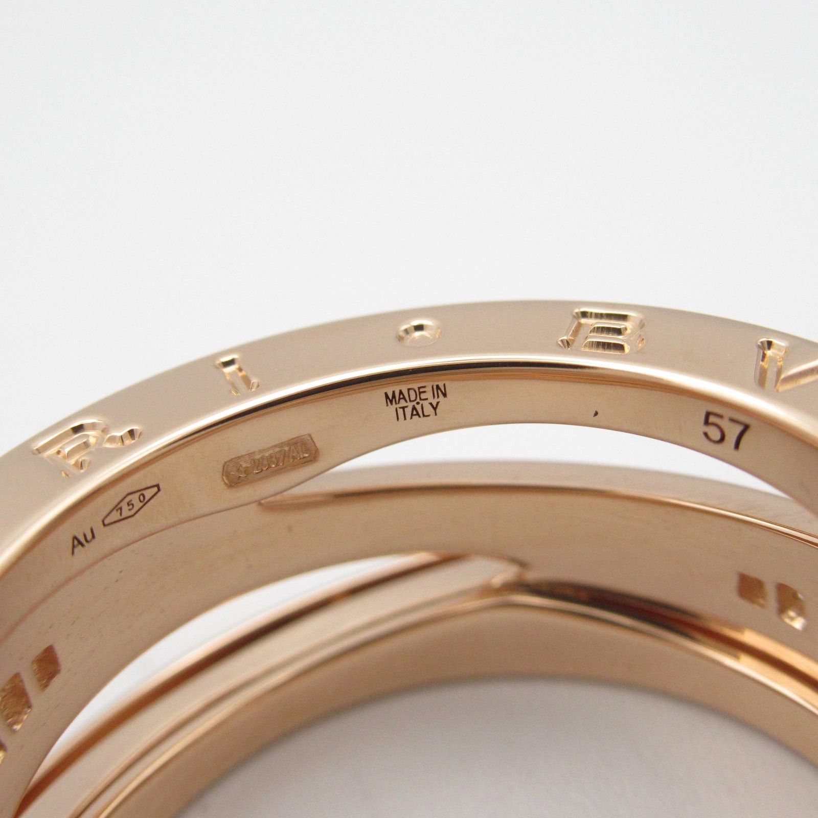 Bvlgari Bvlgari Design Legend Ring K18Pg (Pink Gold) Diamond Clear Size ONE SIZE - 4 Thumbnail