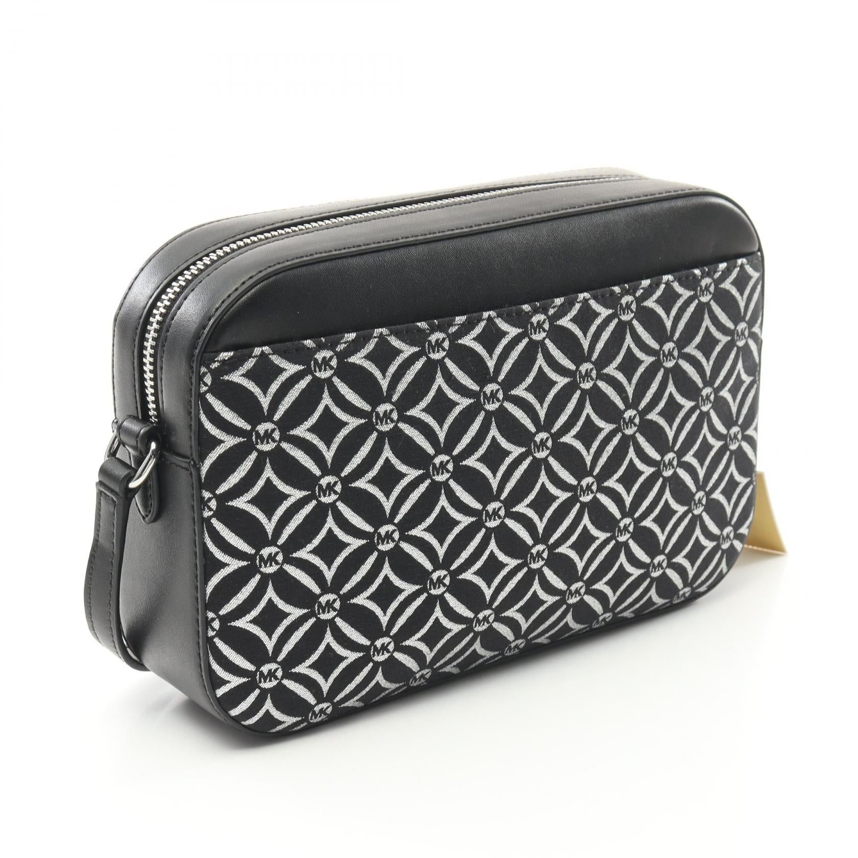 Michael Kors Michael Kors Jet Set Travel Shoulder Bag Canvas Leather Black Silver Size ONE SIZE - 2 Thumbnail