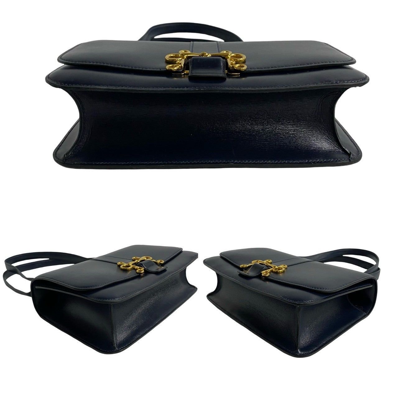Hermes Hermes Shoulder Bag Blue Leather Size ONE SIZE - 7 Thumbnail