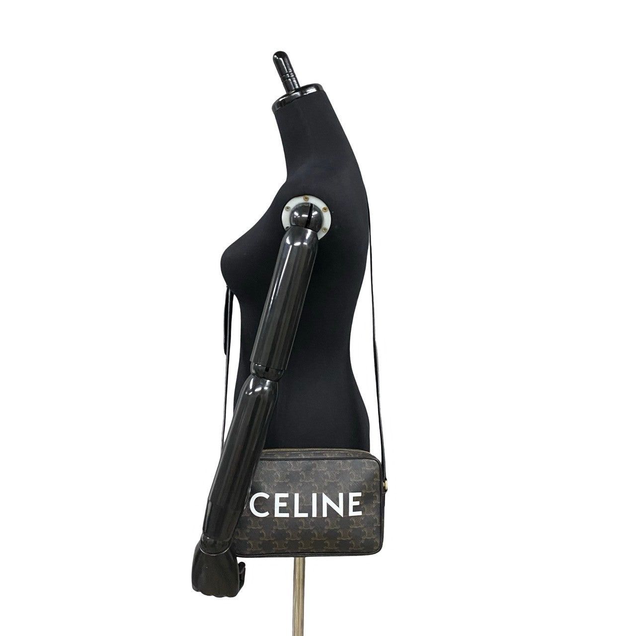 Celine Celine Shoulder Bag Black Leather Size ONE SIZE - 2 Thumbnail