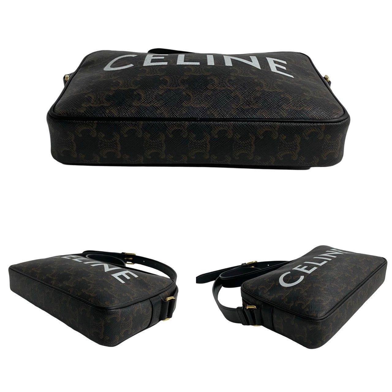 Celine Celine Shoulder Bag Black Leather Size ONE SIZE - 6 Thumbnail