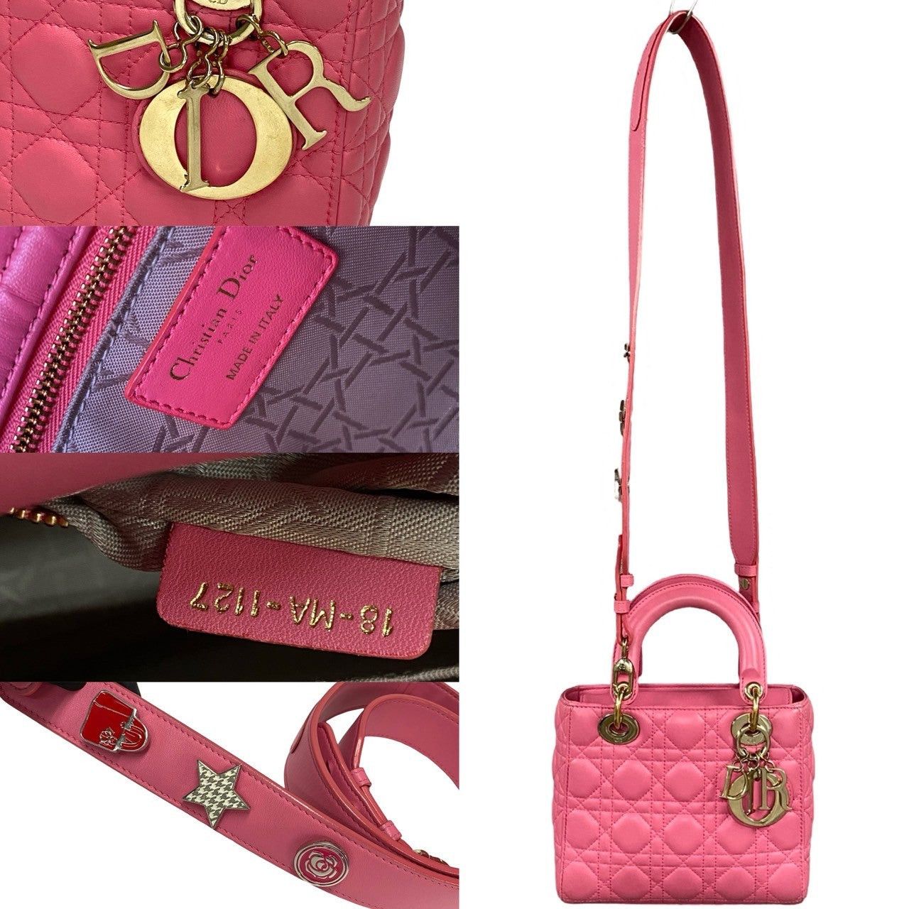 Dior Dior Shoulder Bag Pink Leather Size ONE SIZE - 3 Thumbnail
