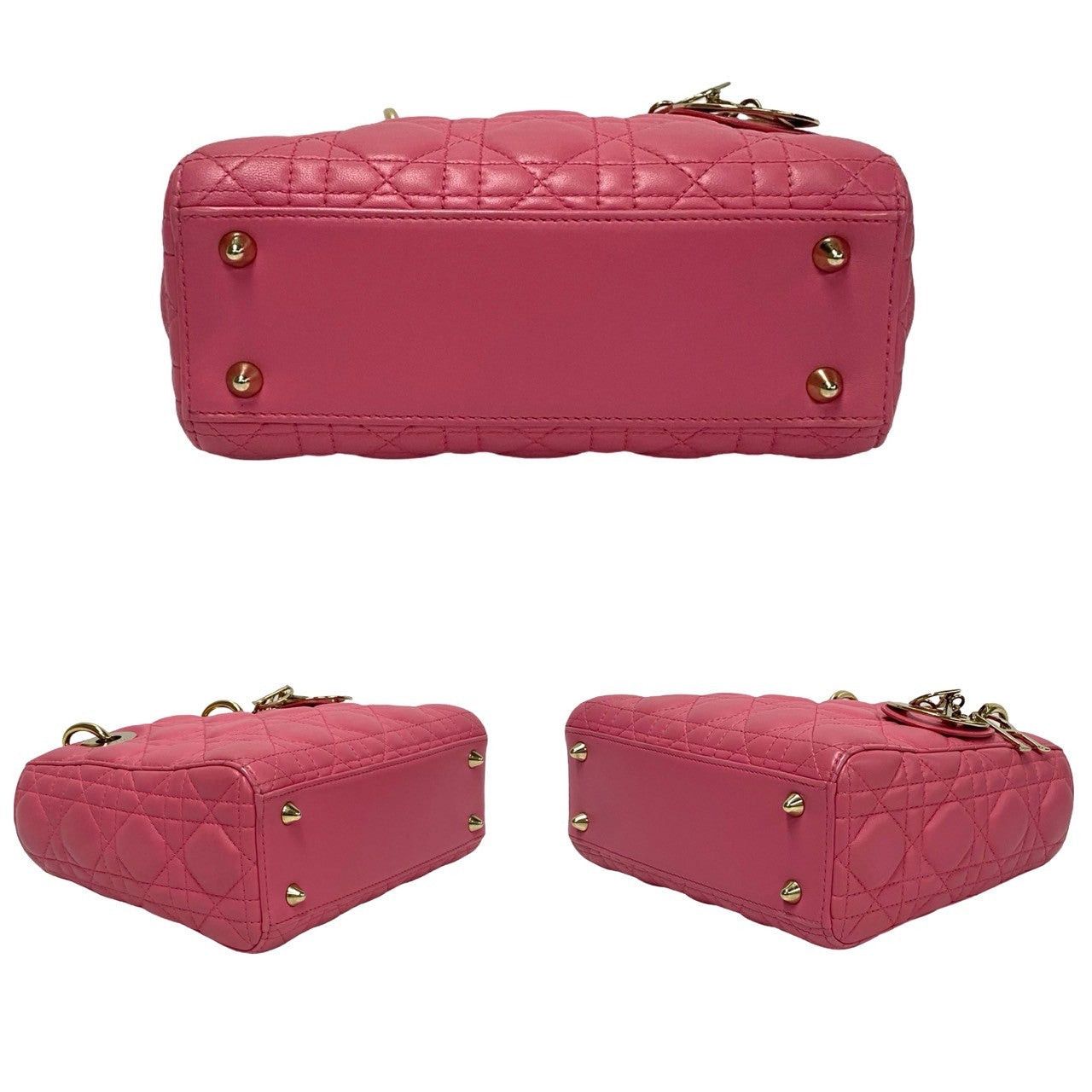 Dior Dior Shoulder Bag Pink Leather Size ONE SIZE - 6 Thumbnail