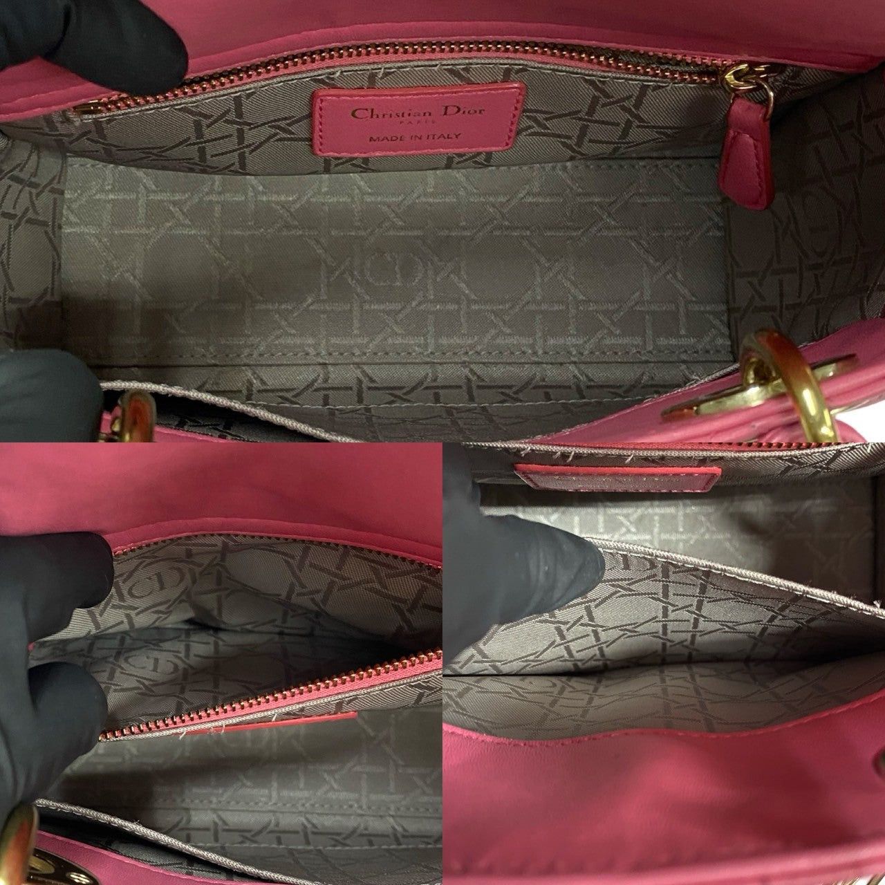 Dior Dior Shoulder Bag Pink Leather Size ONE SIZE - 8 Thumbnail