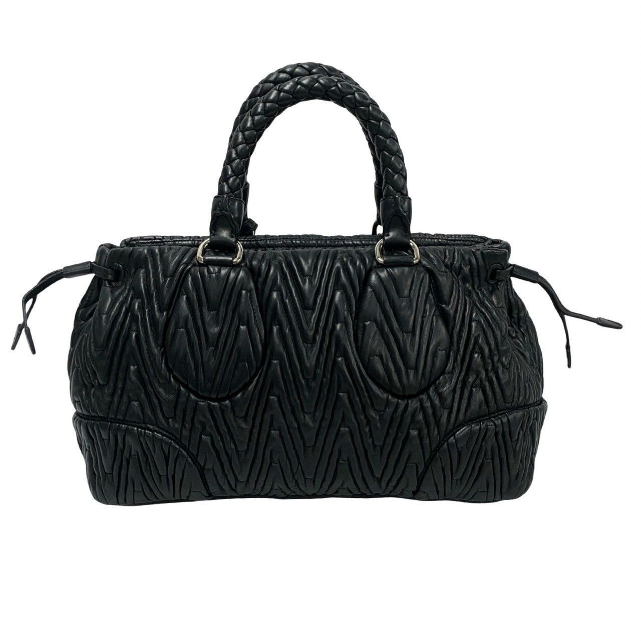Prada Prada Shoulder Bag Black Leather Size ONE SIZE - 4 Thumbnail