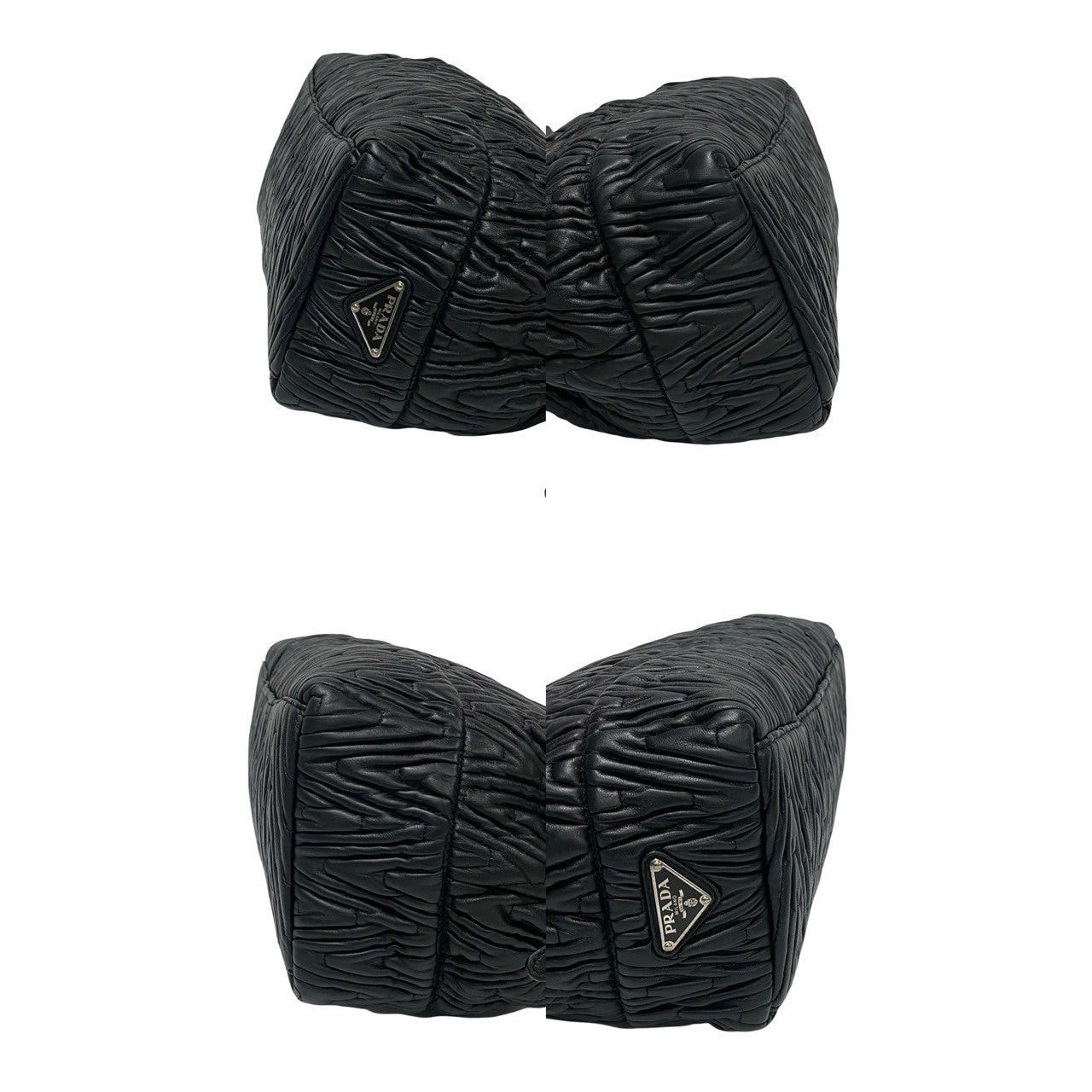 Prada Prada Shoulder Bag Black Leather Size ONE SIZE - 7 Thumbnail
