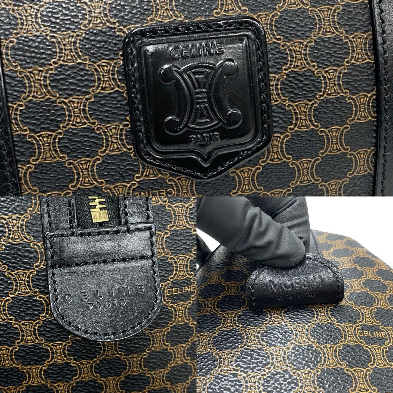 Celine Celine Handbag Black Leather Size ONE SIZE - 3 Thumbnail