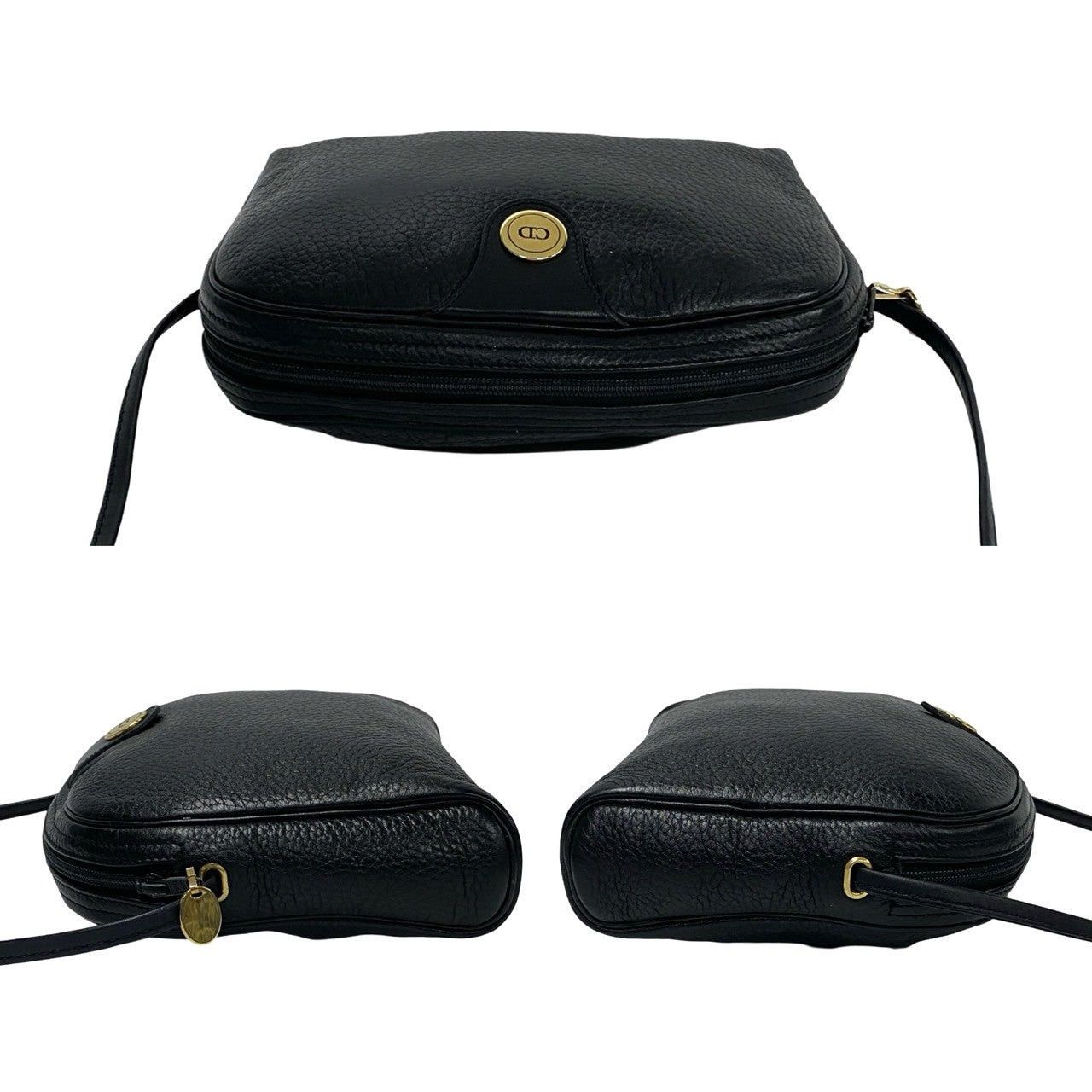 Dior Dior Shoulder Bag Black Leather Size ONE SIZE - 5 Thumbnail