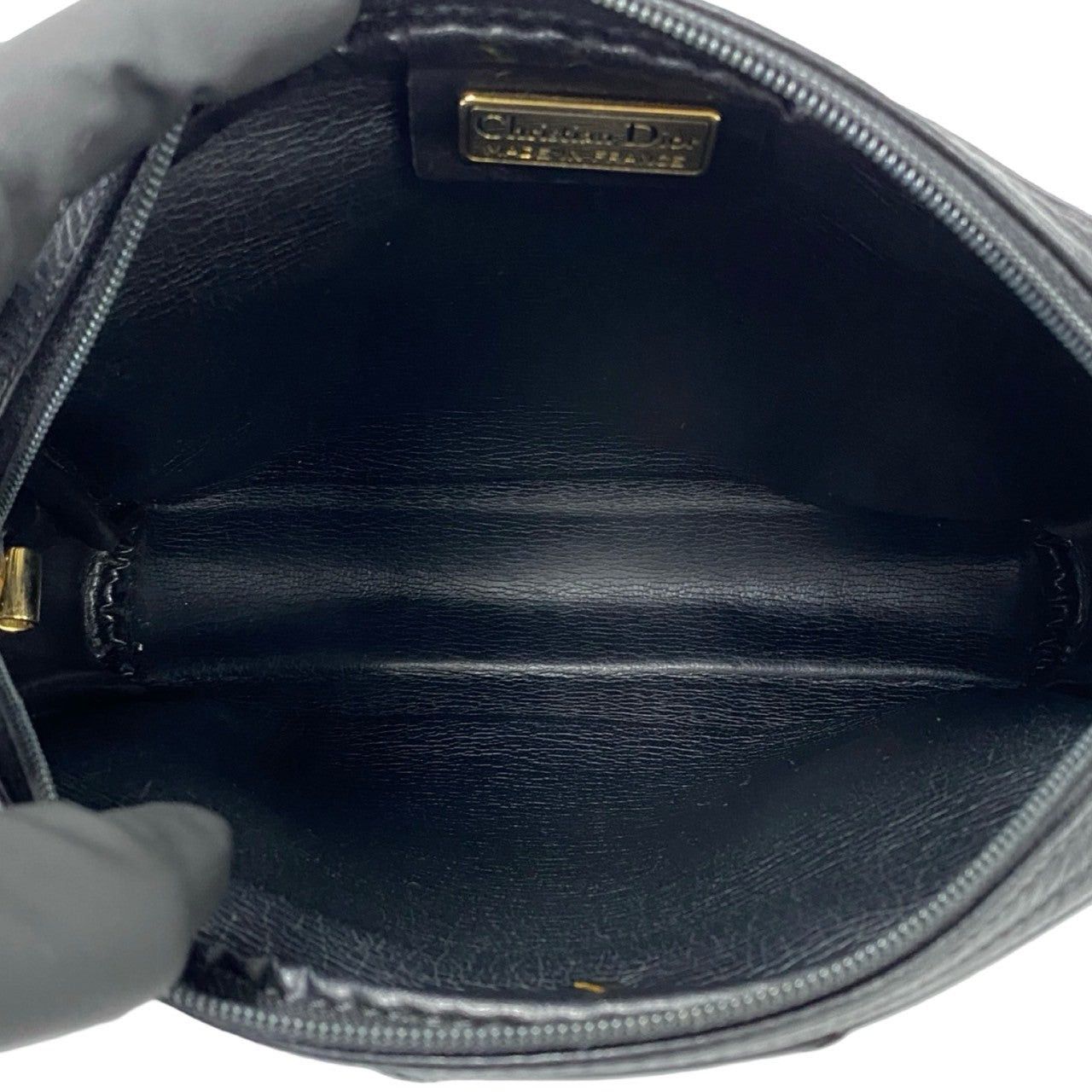 Dior Dior Shoulder Bag Black Leather Size ONE SIZE - 8 Thumbnail