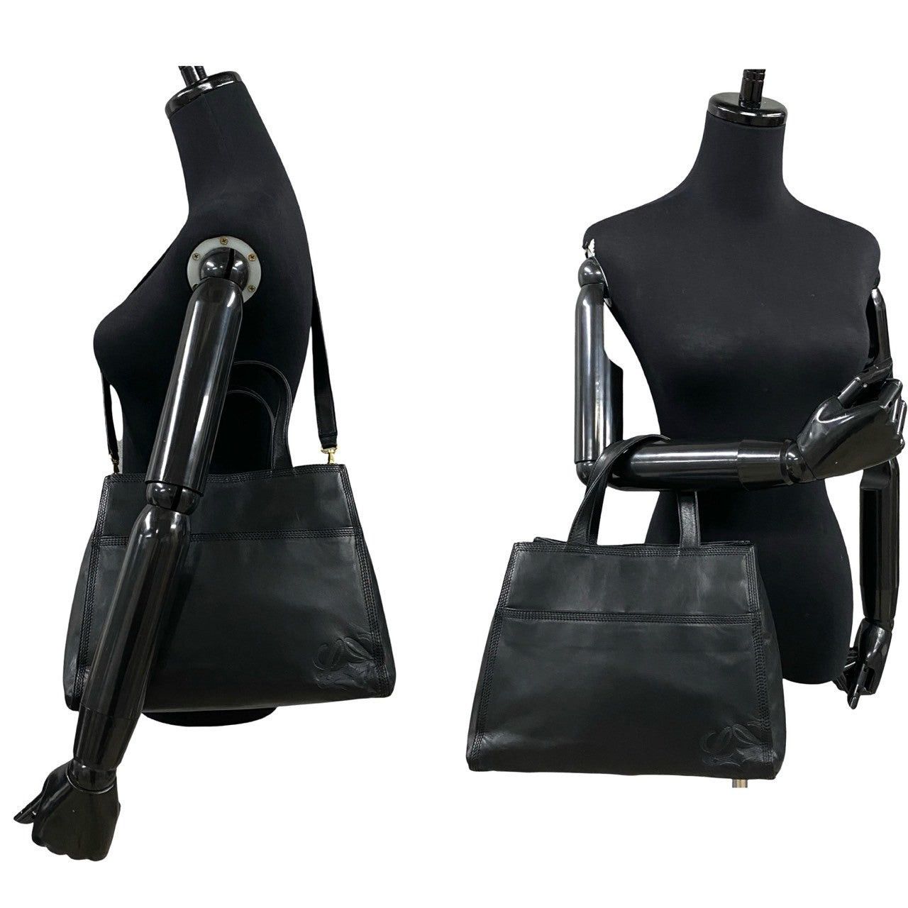 Loewe Loewe Shoulder Bag Black Leather Size ONE SIZE - 2 Thumbnail