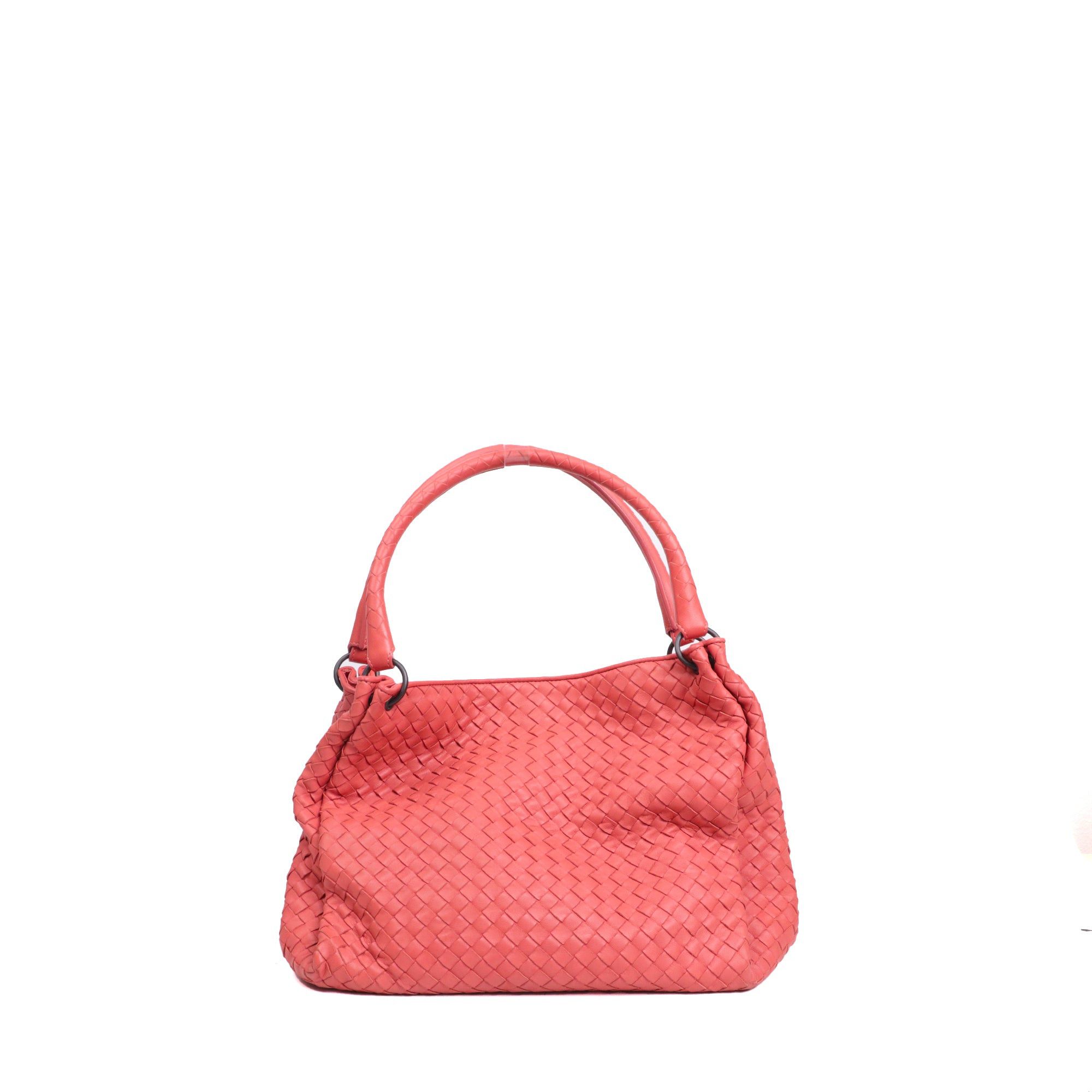 Bottega Veneta BOTTEGA VENETA - Guarda Bottega Veneta handbag in coral leather Size ONE SIZE - 3 Thumbnail