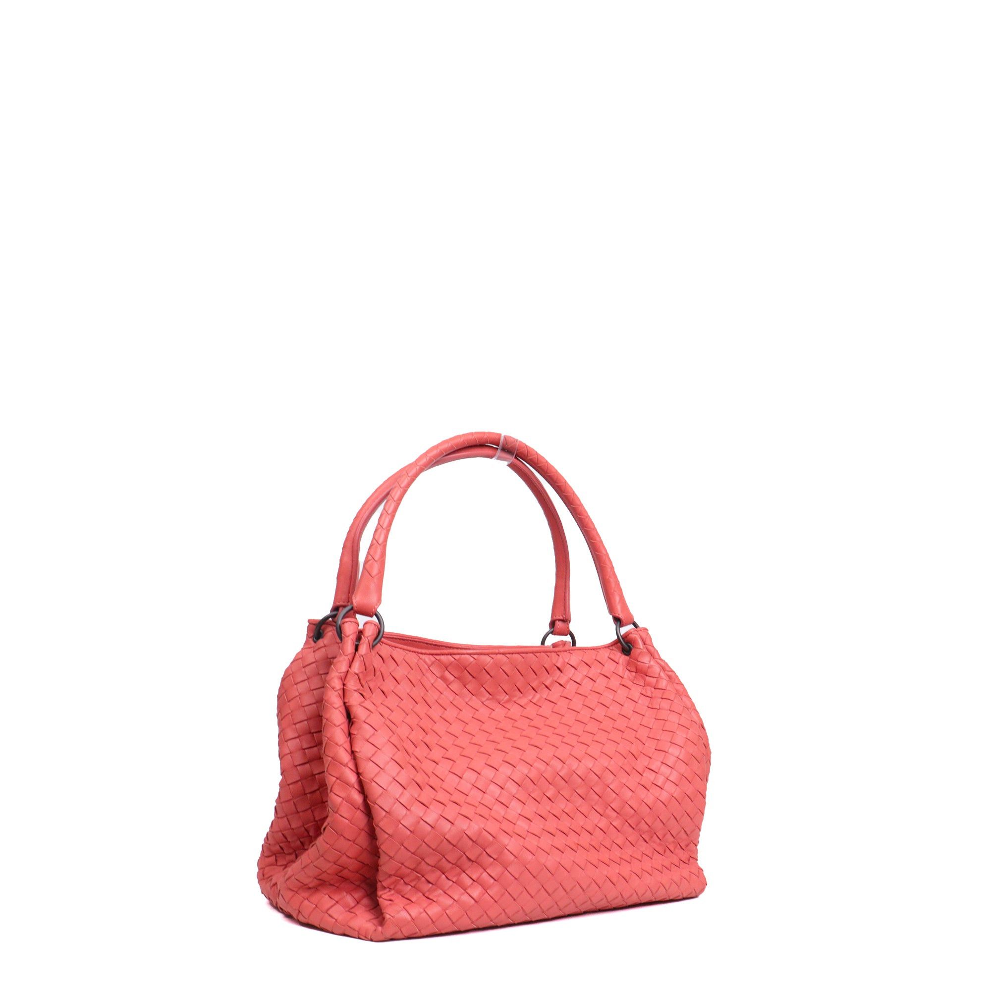 Bottega Veneta BOTTEGA VENETA - Guarda Bottega Veneta handbag in coral leather Size ONE SIZE - 2 Thumbnail