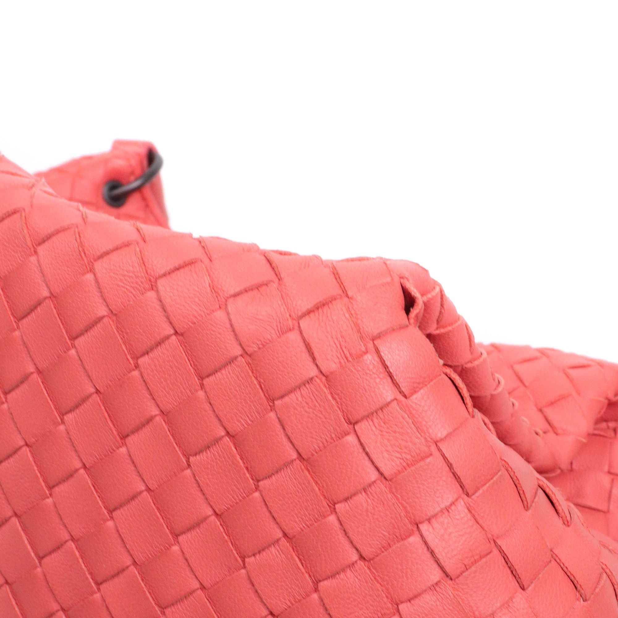 Bottega Veneta BOTTEGA VENETA - Guarda Bottega Veneta handbag in coral leather Size ONE SIZE - 5 Thumbnail