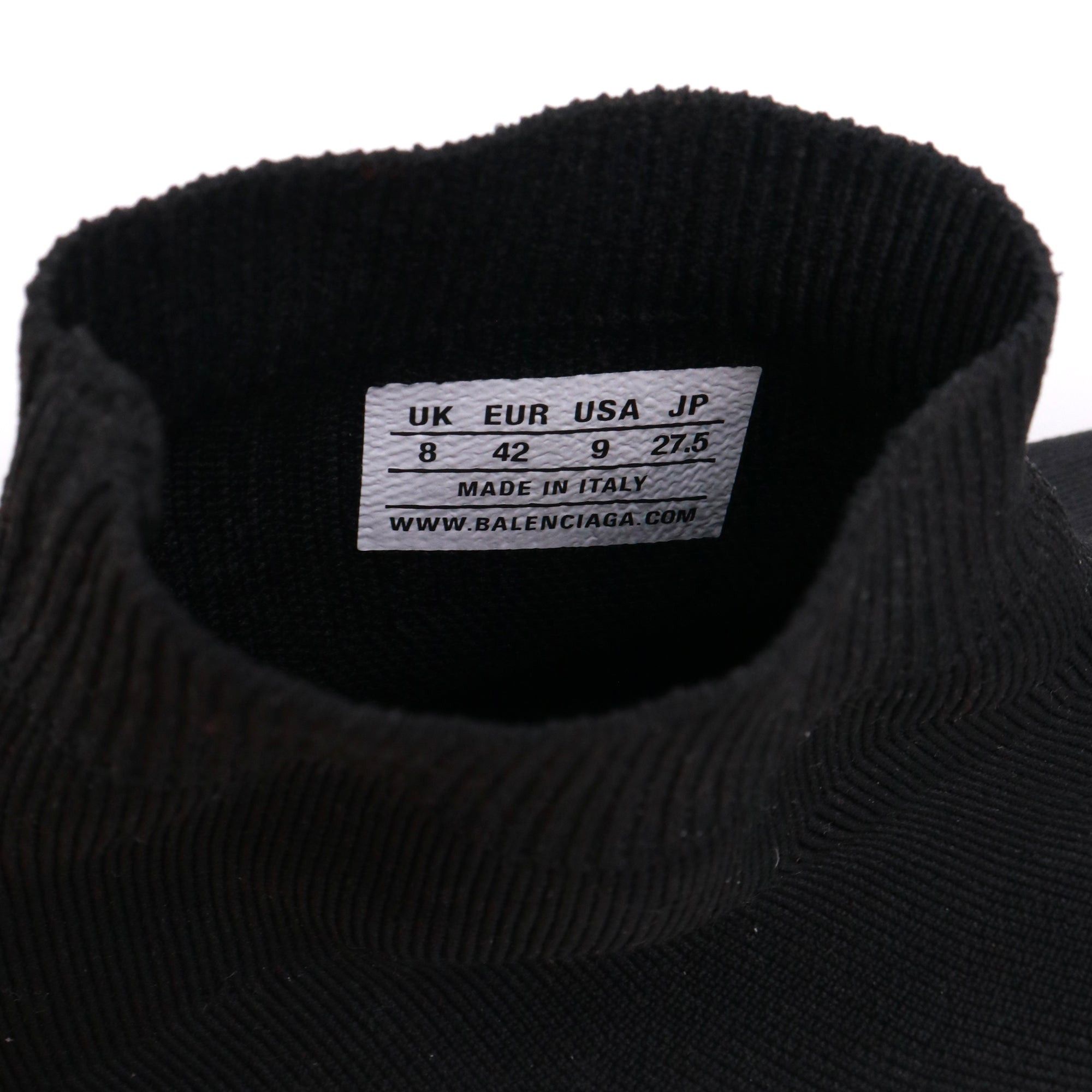 Balenciaga BALENCIAGA - Speed ​​Balenciaga sneakers in black canvas (T42) Size US 11 / IT 41 - 6 Thumbnail