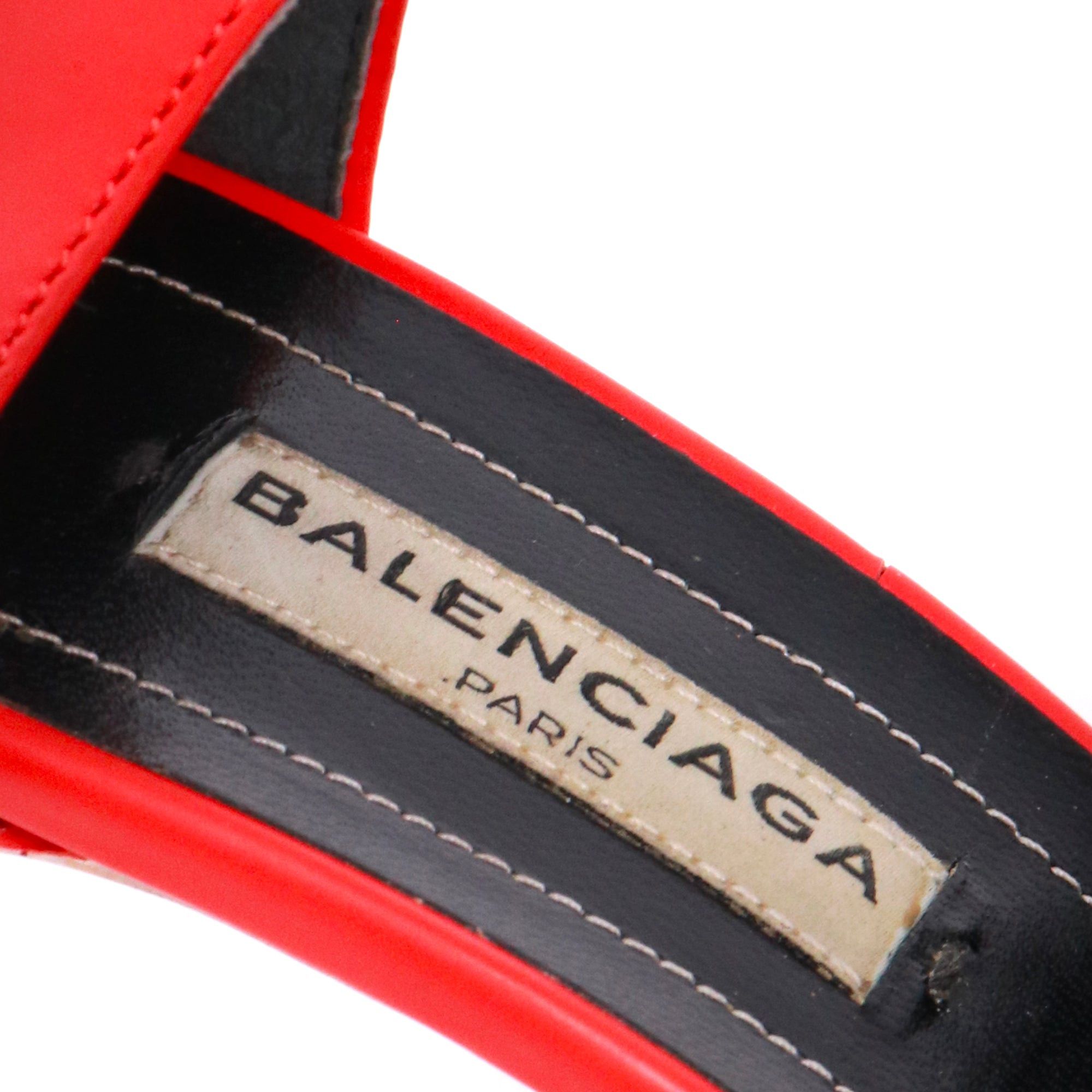 Balenciaga BALENCIAGA - Balenciaga heeled sandals in red neoprene (T39) Size US 8 / IT 38 - 4 Thumbnail