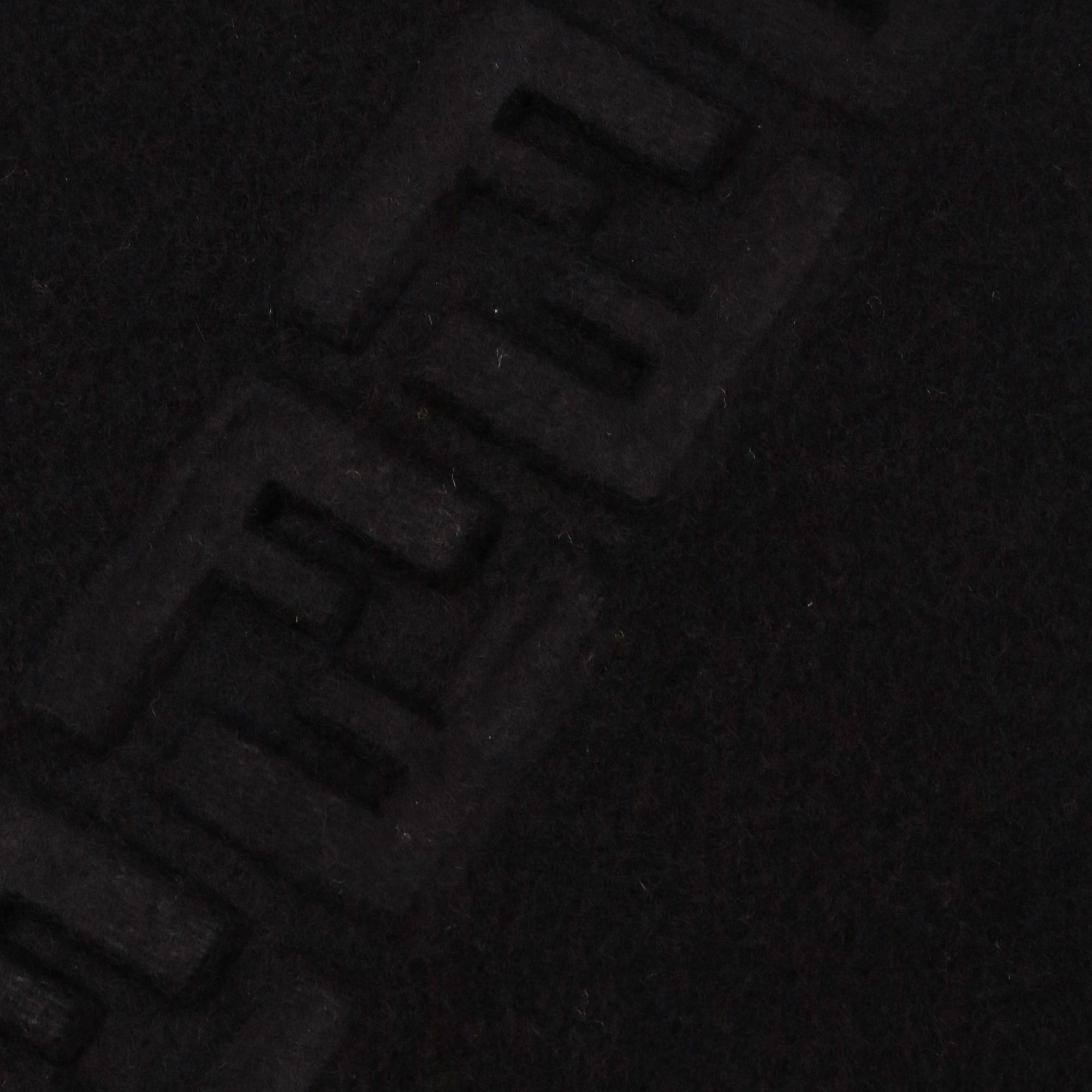 Fendi FENDI - Fendi black cashmere scarf Size ONE SIZE - 3 Thumbnail