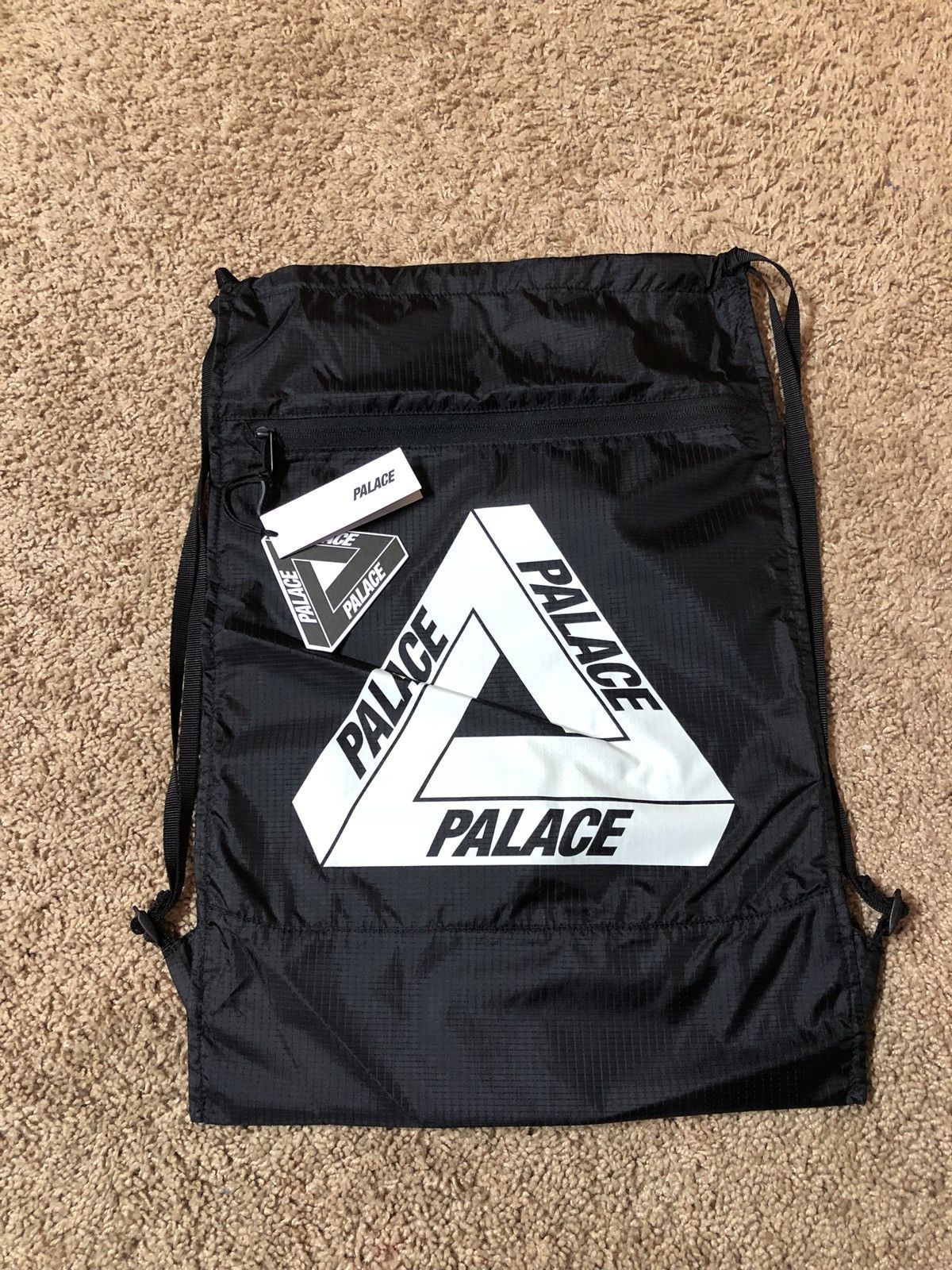 Palace Gym Sack Black Grailed